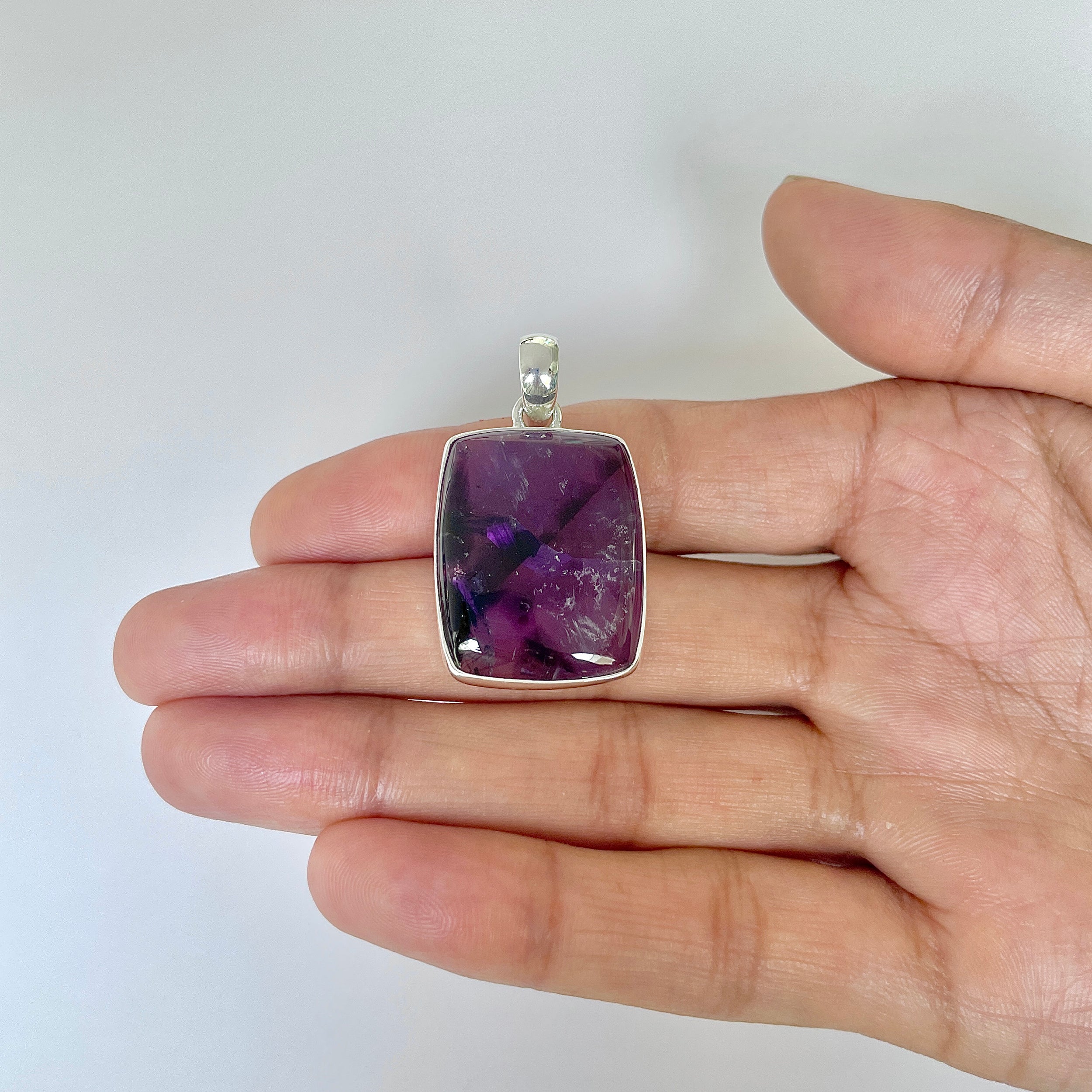 Star Amethyst Pendant-(STA-1-36)