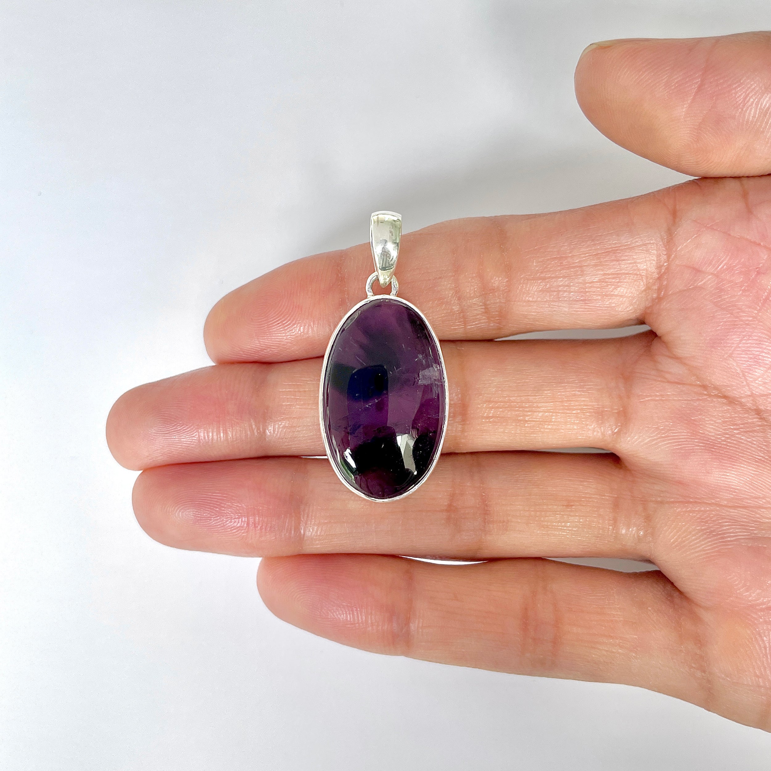 Star Amethyst Pendant-(STA-1-43)