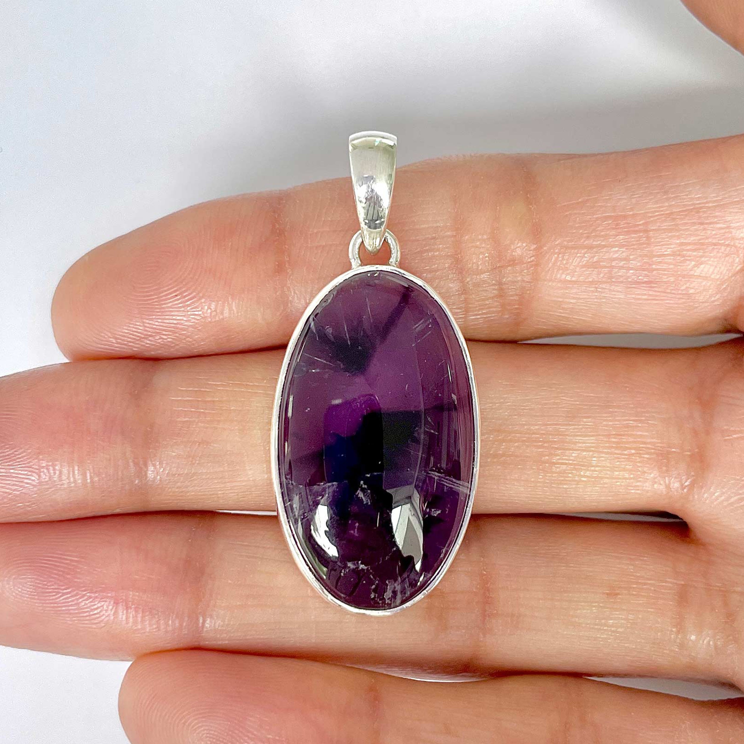 Star Amethyst Pendant-(STA-1-46)