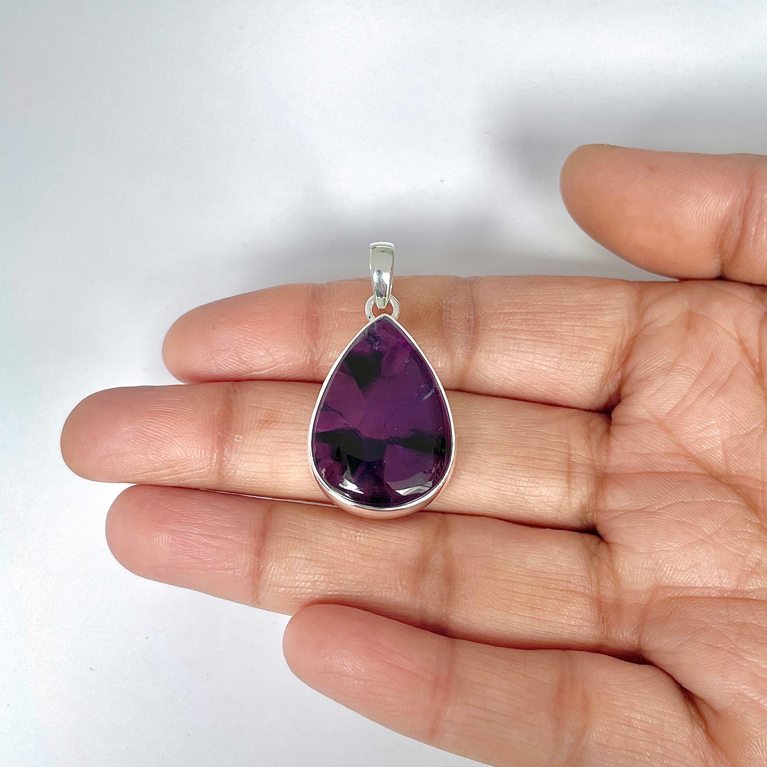Star Amethyst Pendant-(STA-1-49)