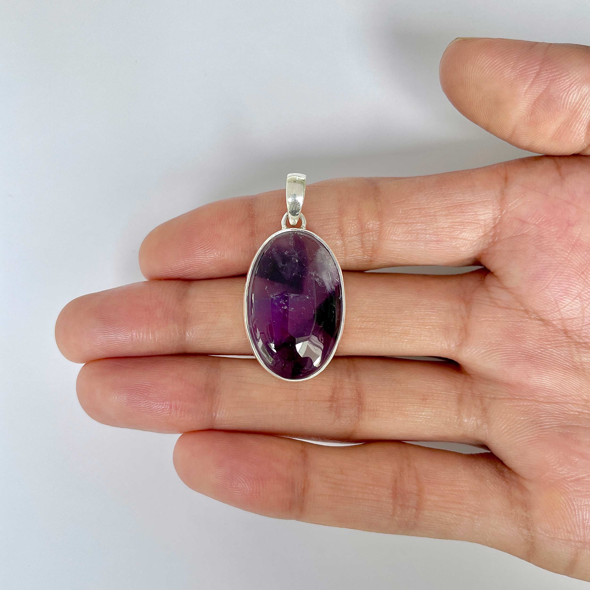 Star Amethyst Pendant-(STA-1-53)