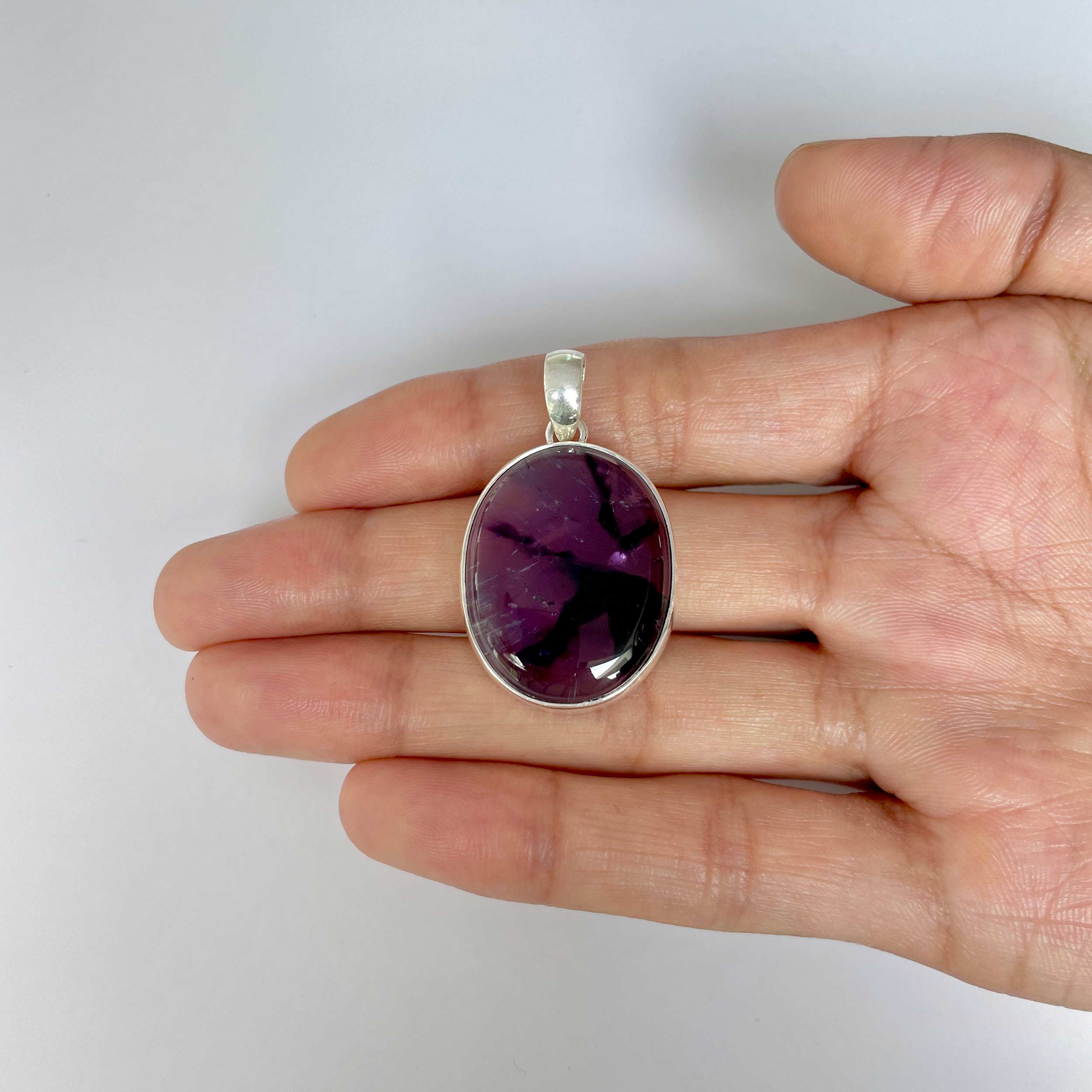 Star Amethyst Pendant-(STA-1-54)