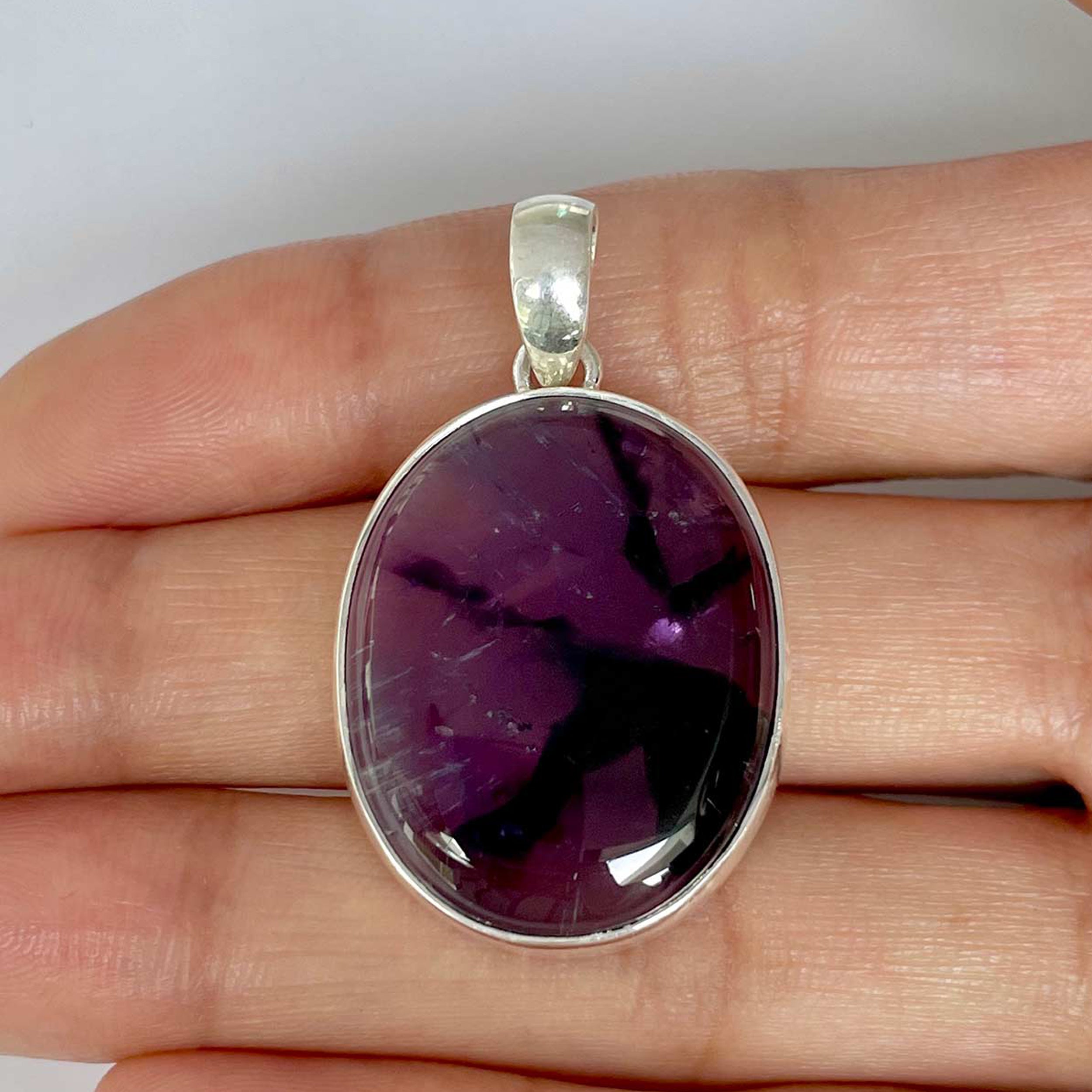 Star Amethyst Pendant-(STA-1-54)