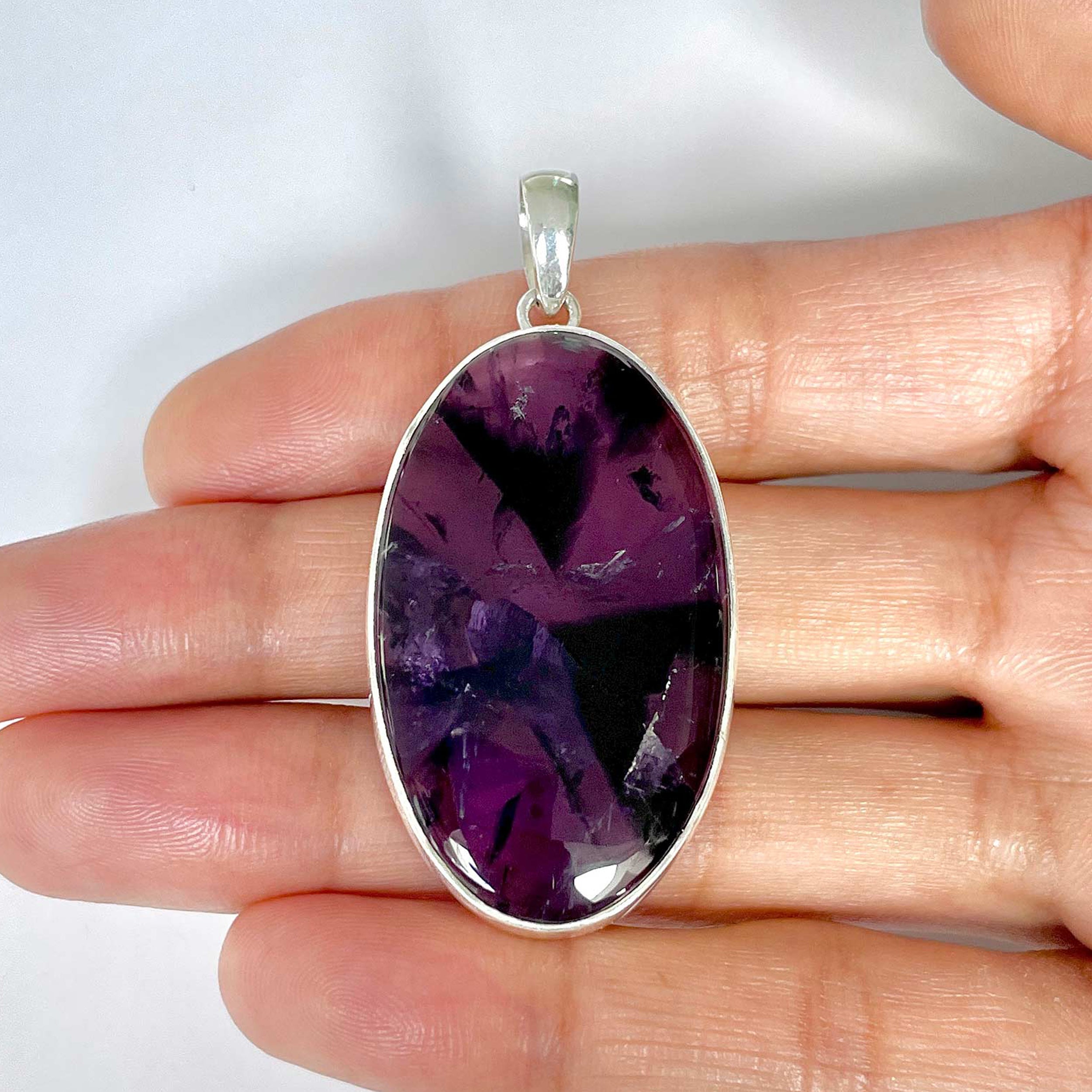 Star Amethyst Pendant-(STA-1-56)