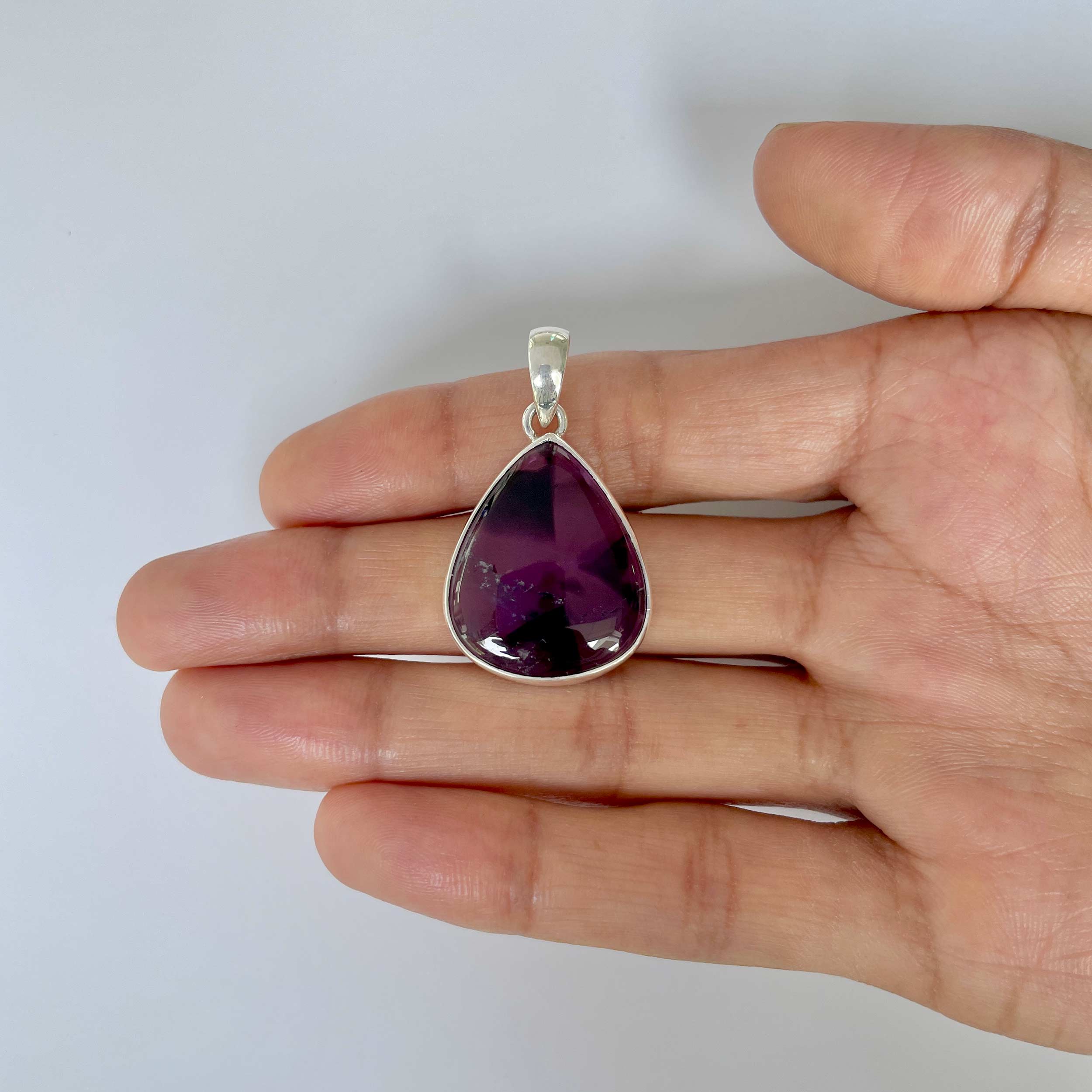 Star Amethyst Pendant-(STA-1-57)