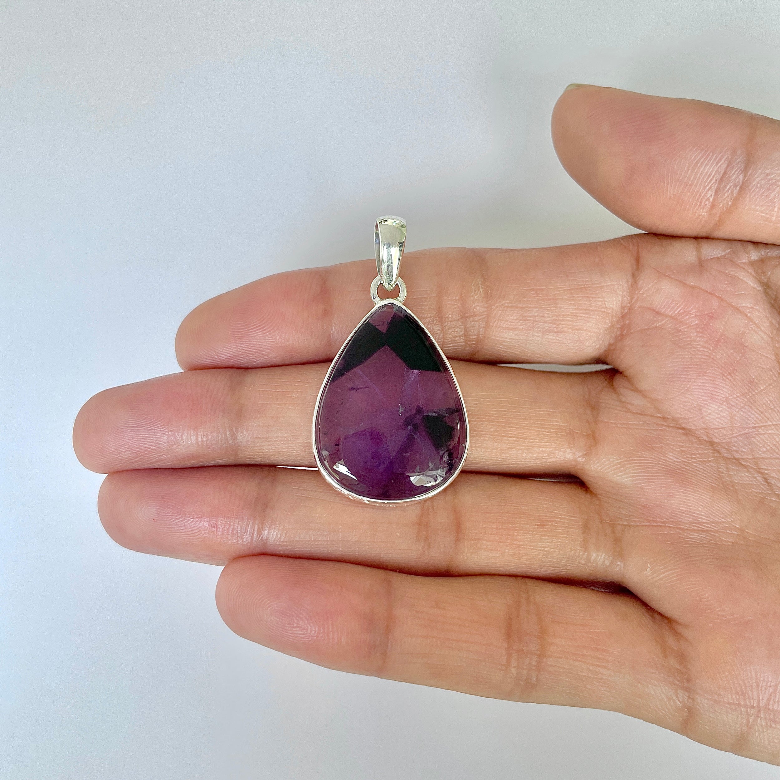 Star Amethyst Pendant-(STA-1-7)