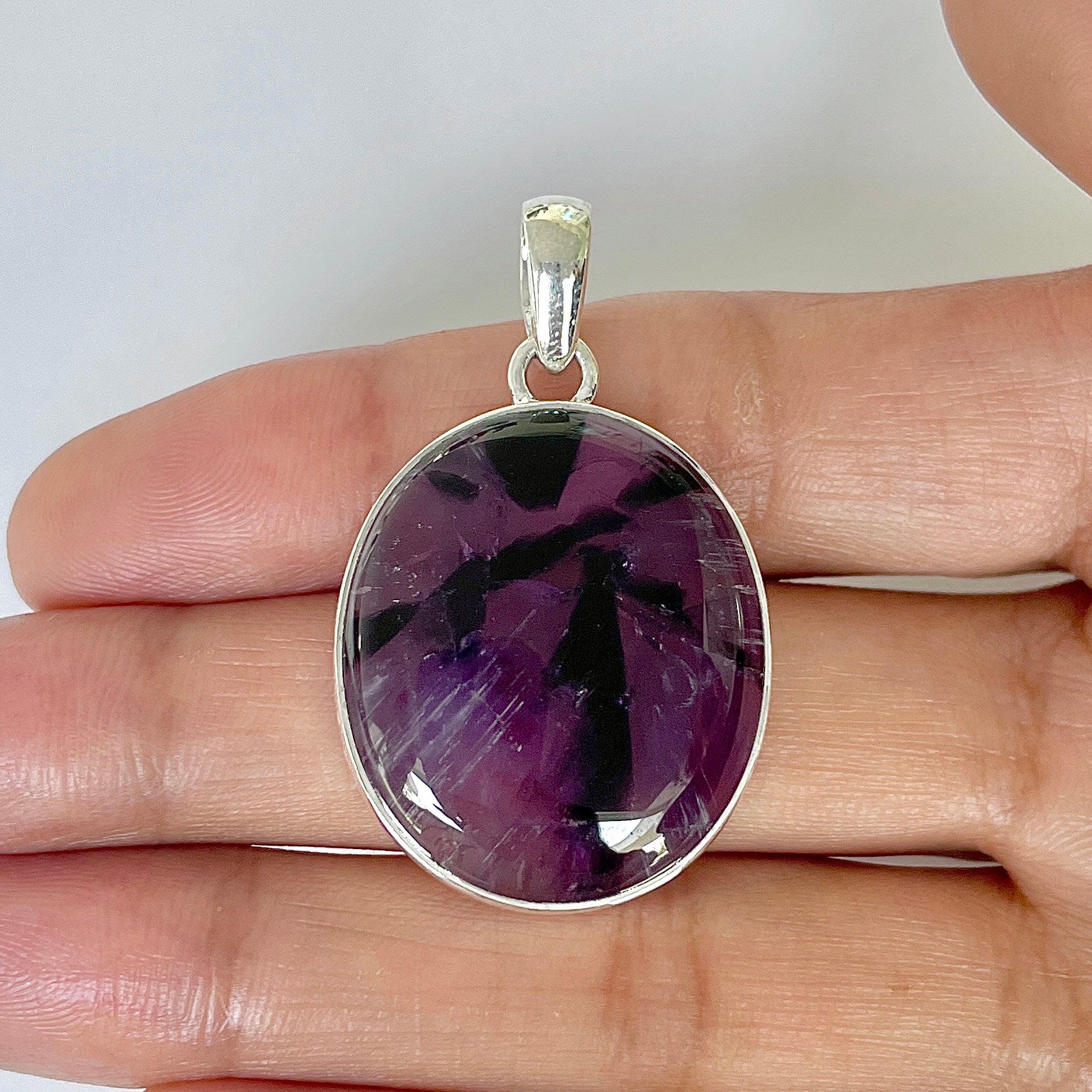 Star Amethyst Pendant-(STA-1-9)