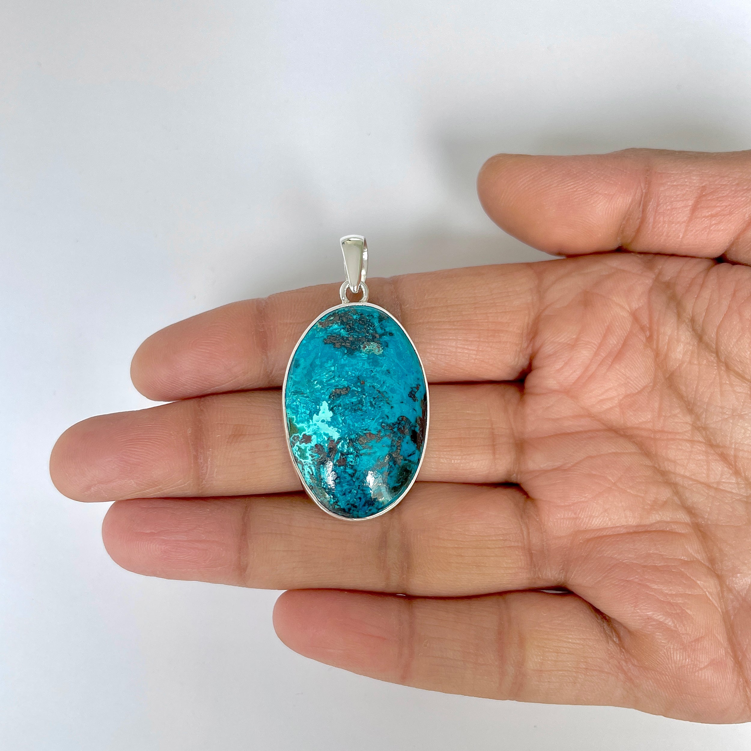 Shattuckite Pendant-(STK-1-1)