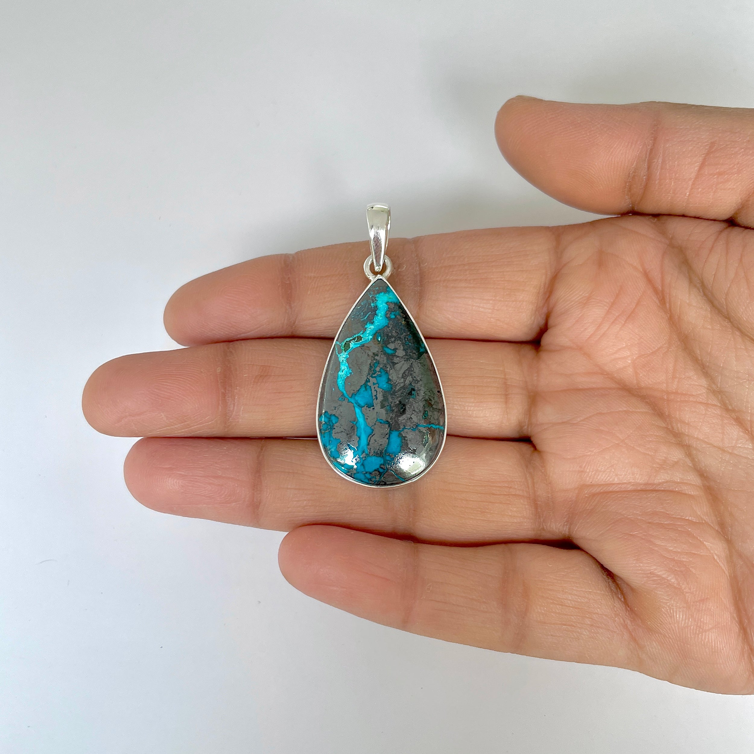 Shattuckite Pendant-(STK-1-10)