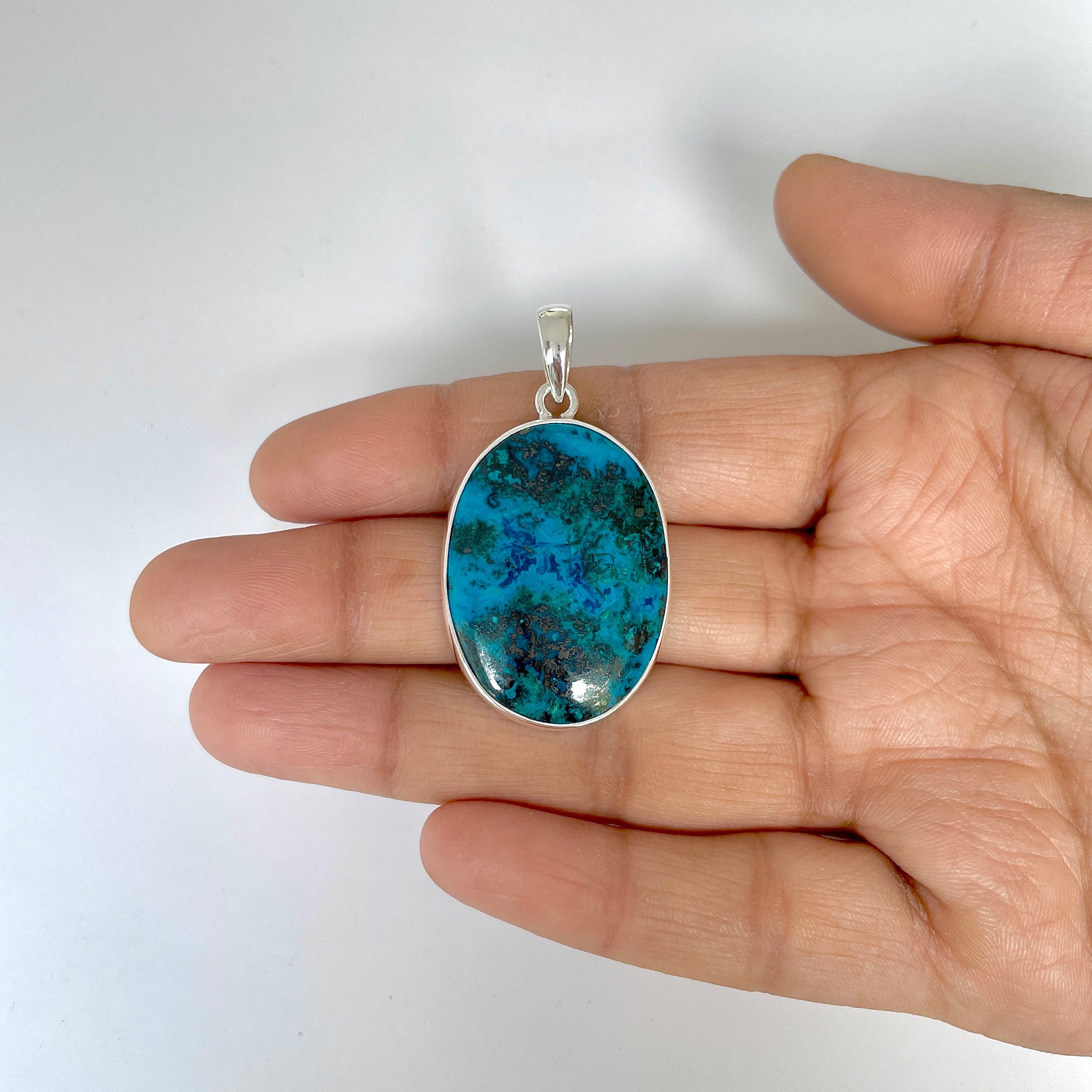 Shattuckite Pendant-(STK-1-12)