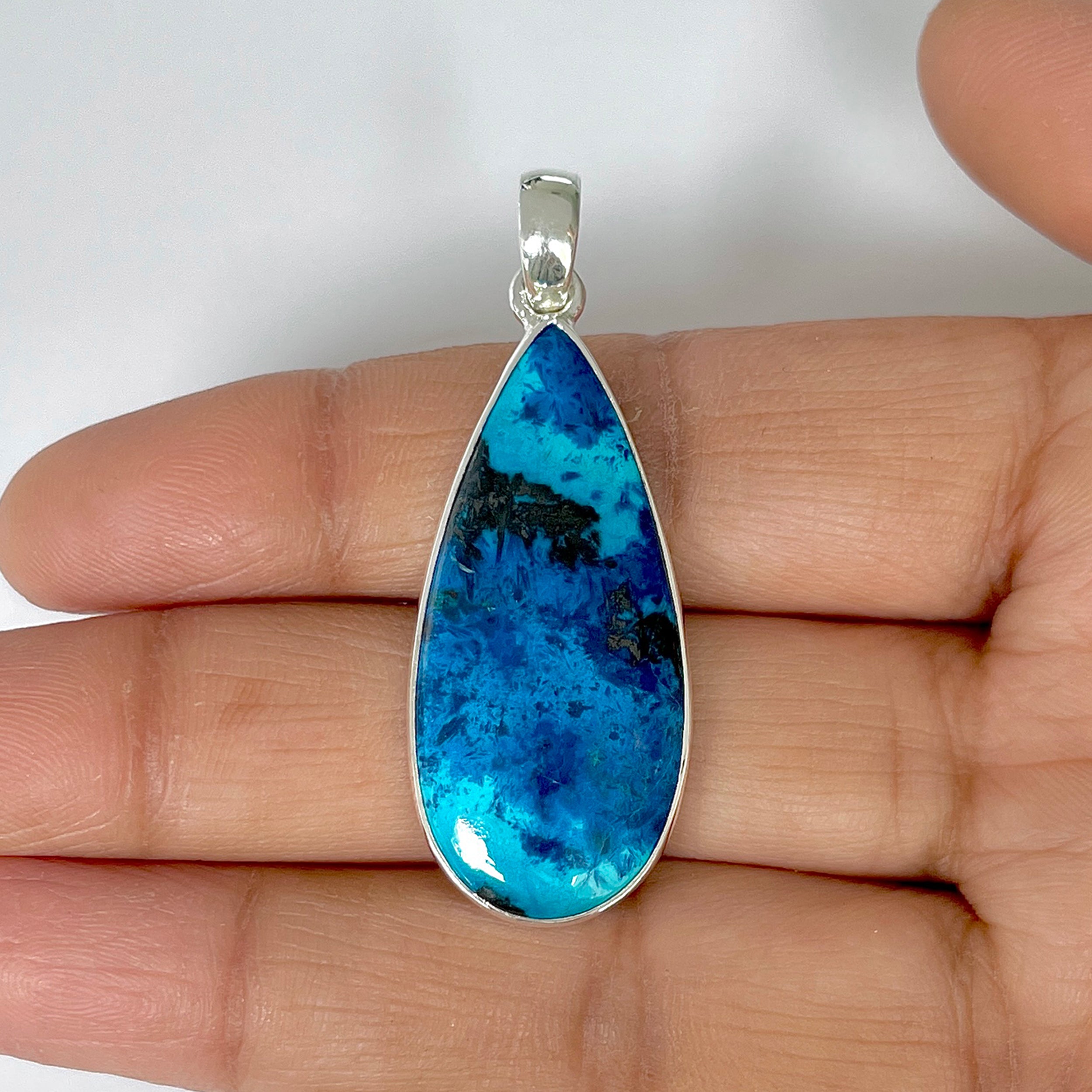 Shattuckite Pendant-(STK-1-16)