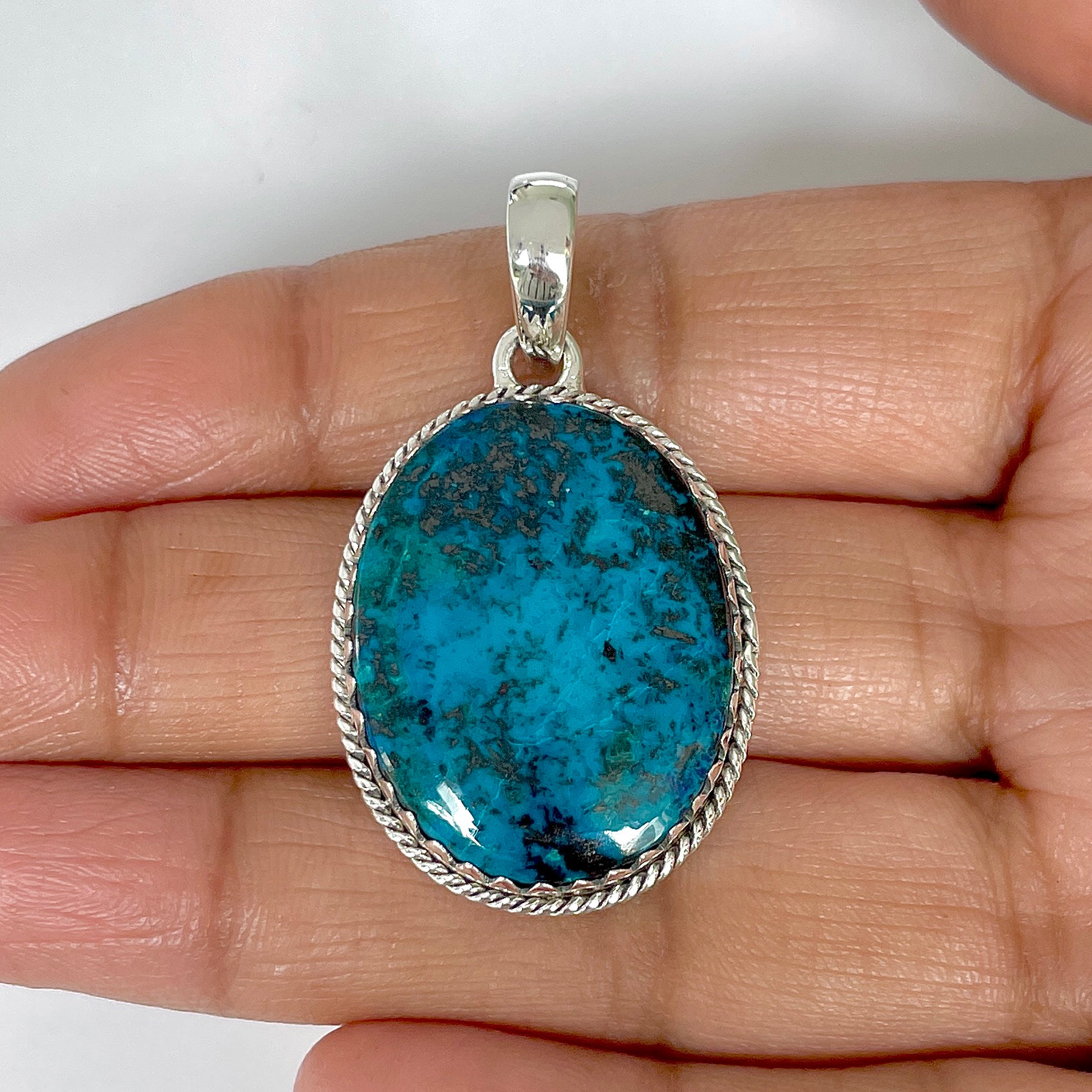 Shattuckite Pendant-(STK-1-25)