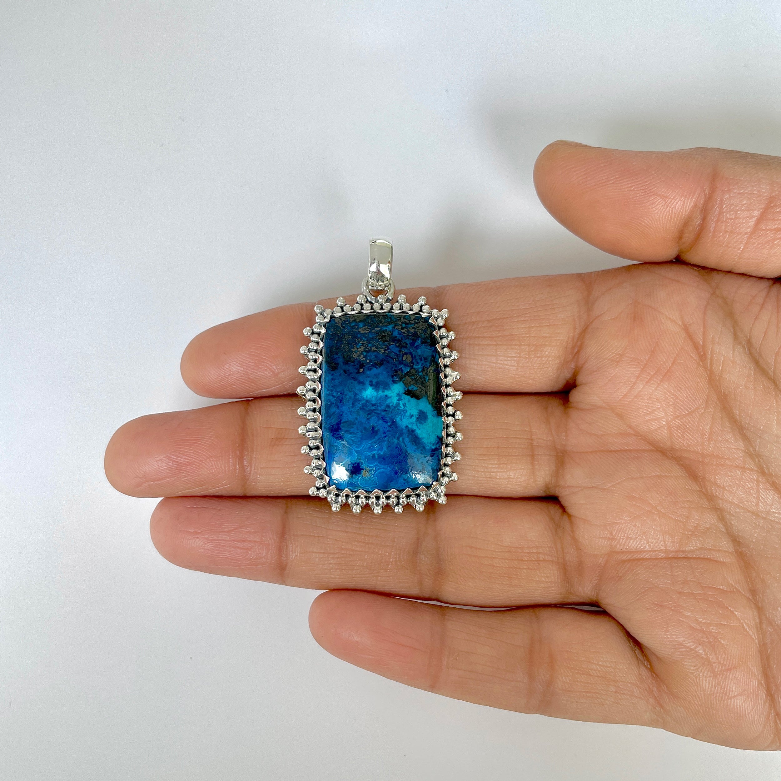Shattuckite Pendant-(STK-1-40)