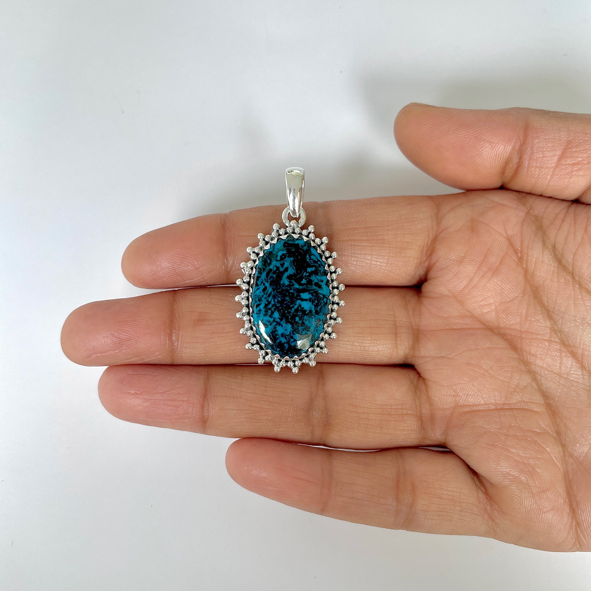 Shattuckite Pendant-(STK-1-46)