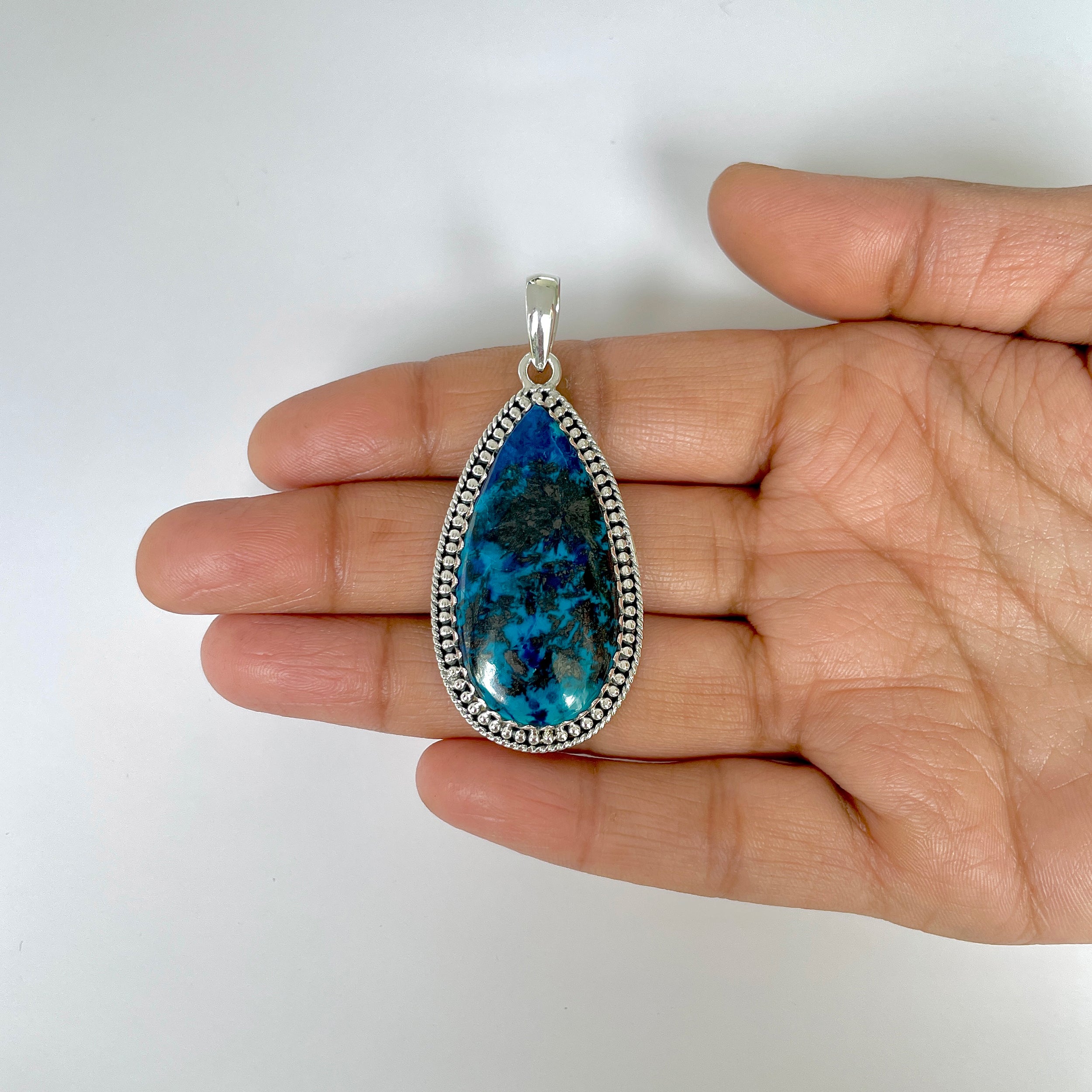 Shattuckite Pendant-(STK-1-47)