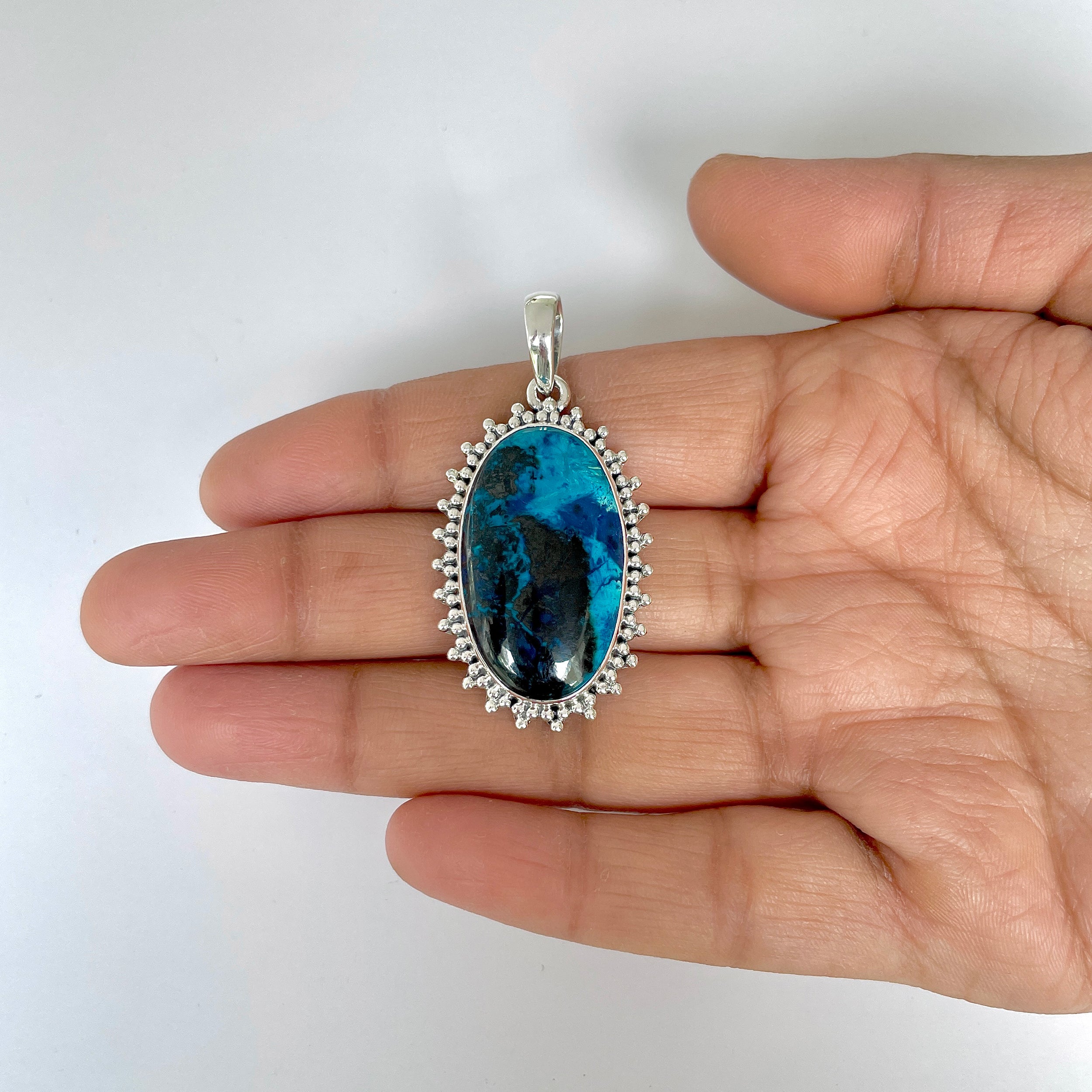 Shattuckite Pendant-(STK-1-8)