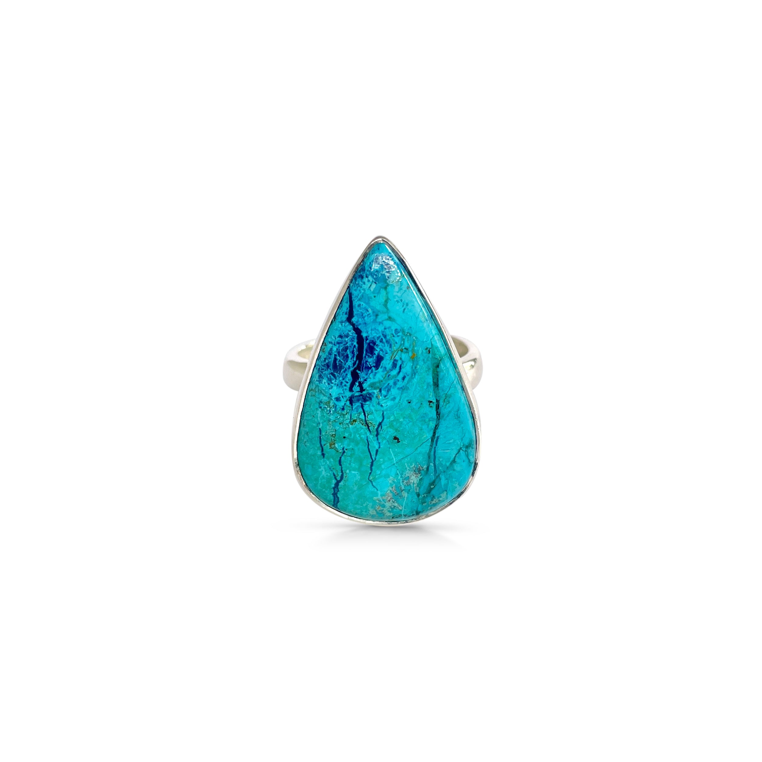 Shattuckite Ring-(STK-2-16)