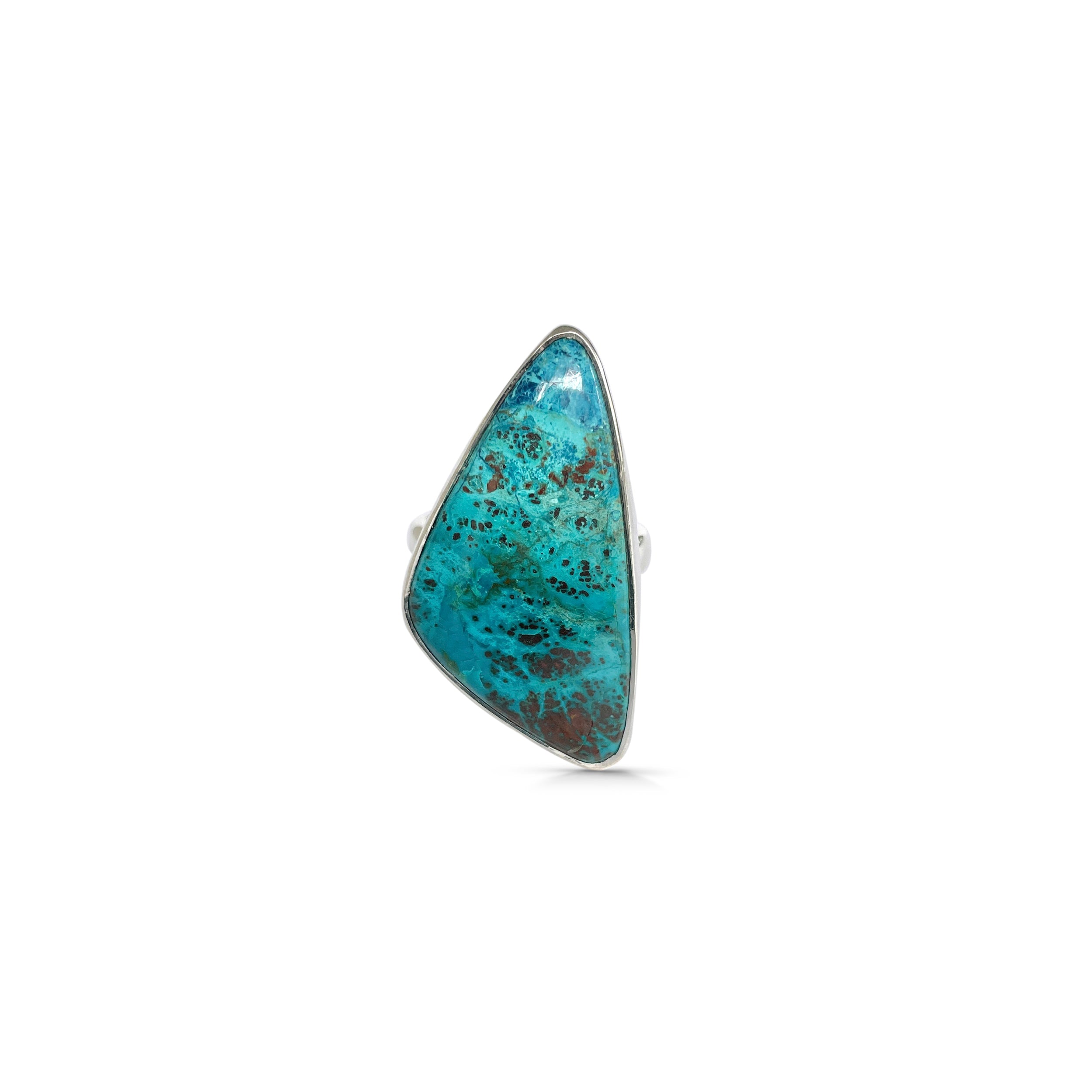 Shattuckite Ring-(STK-2-17)