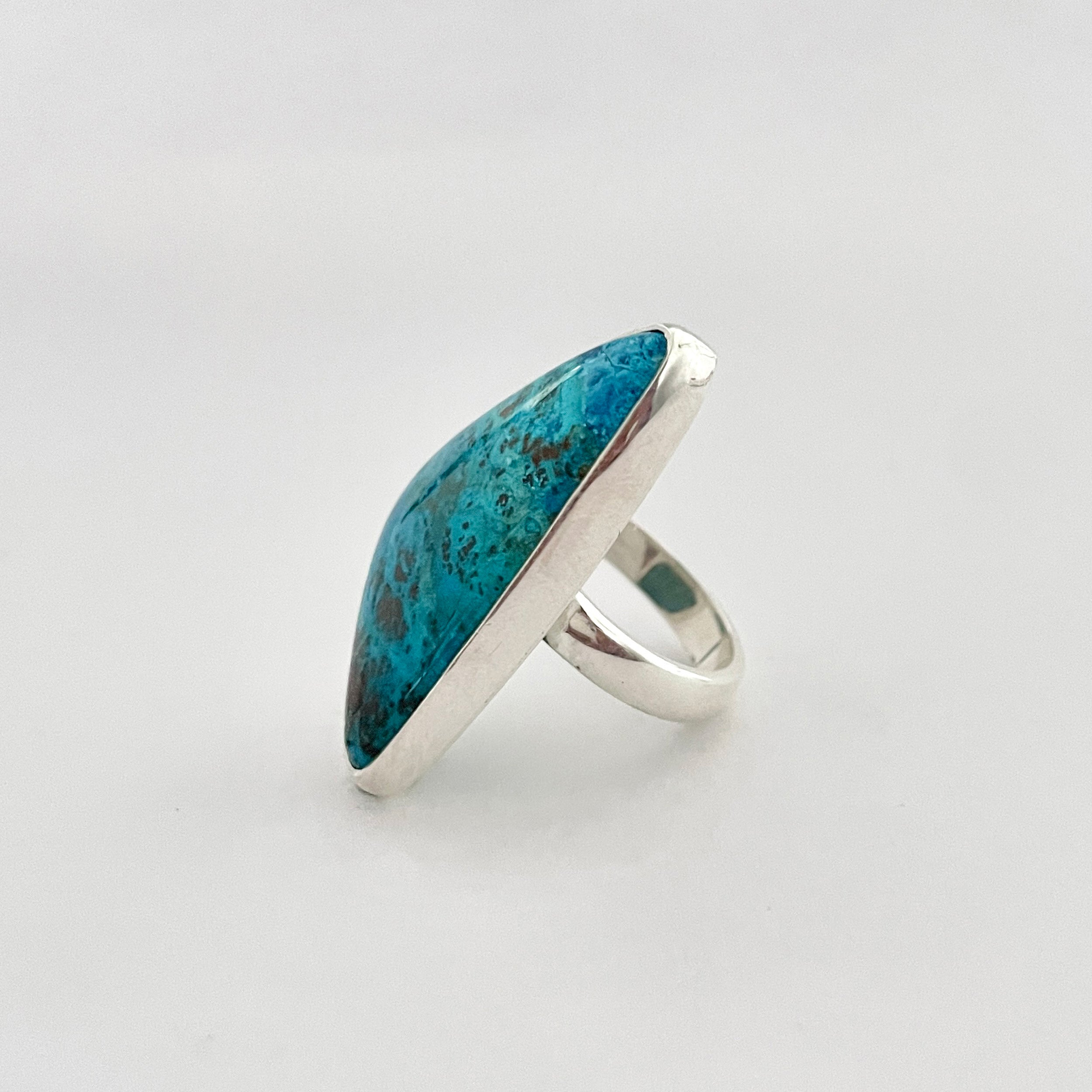 Shattuckite Ring-(STK-2-17)