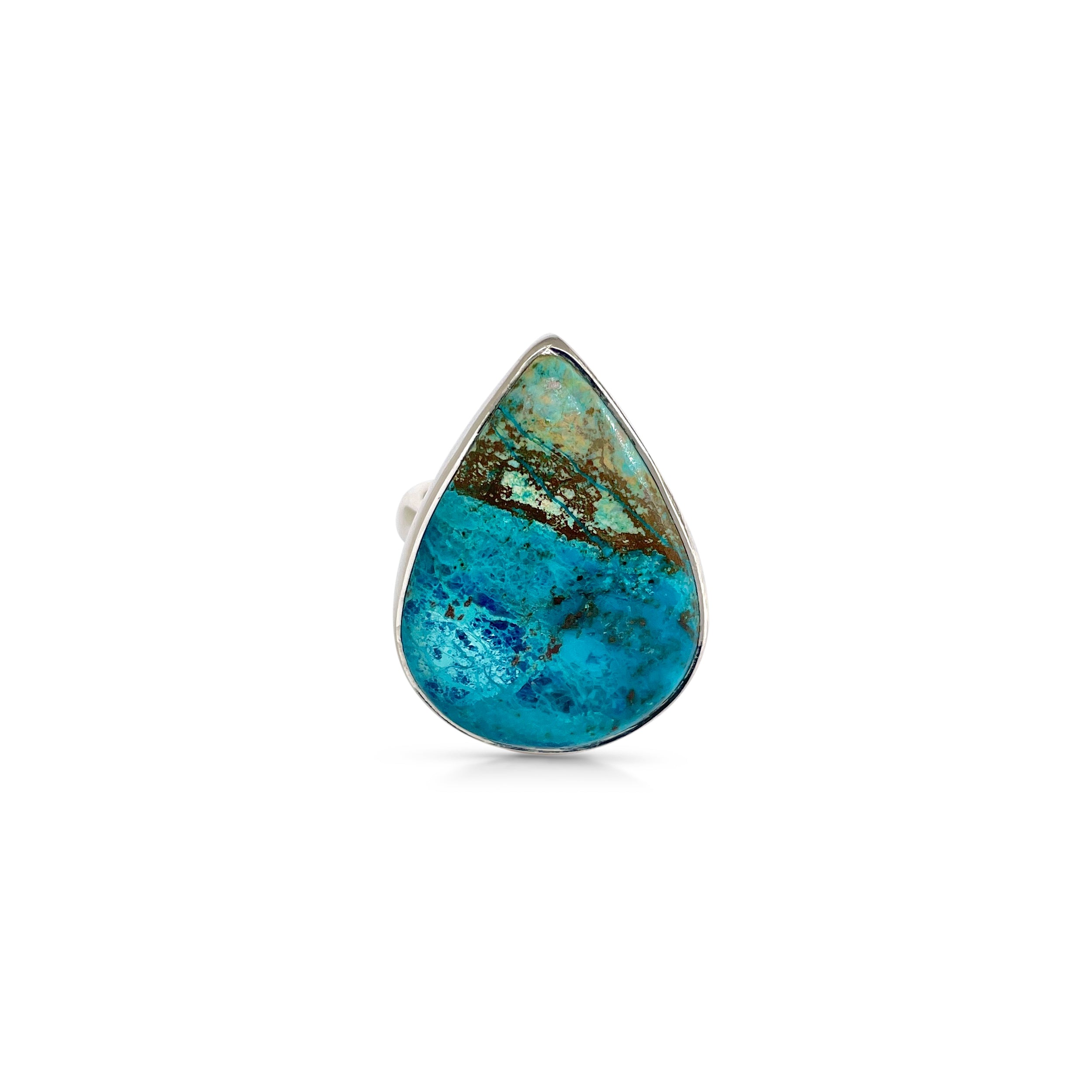 Shattuckite Ring-(STK-2-18)