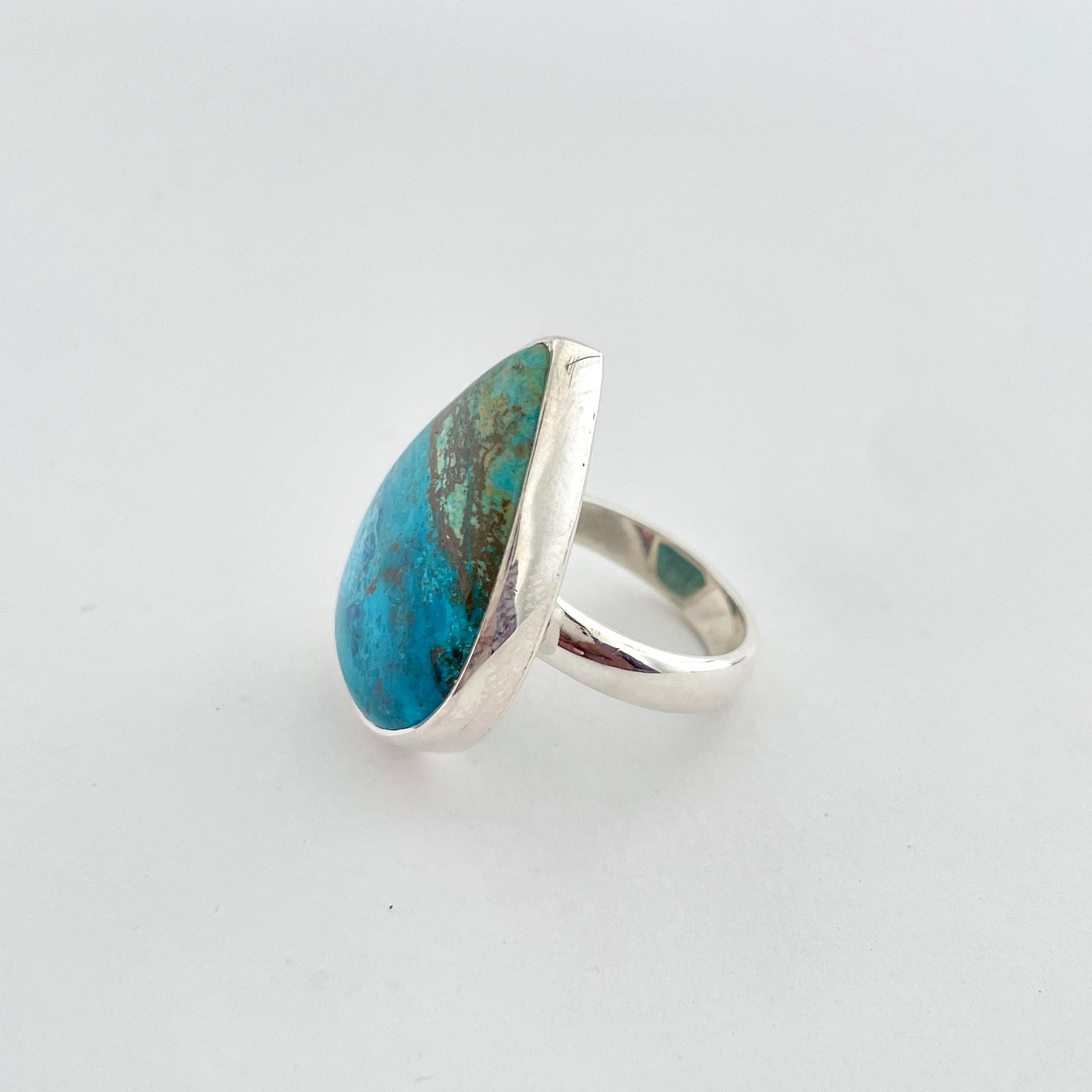 Shattuckite Ring-(STK-2-18)