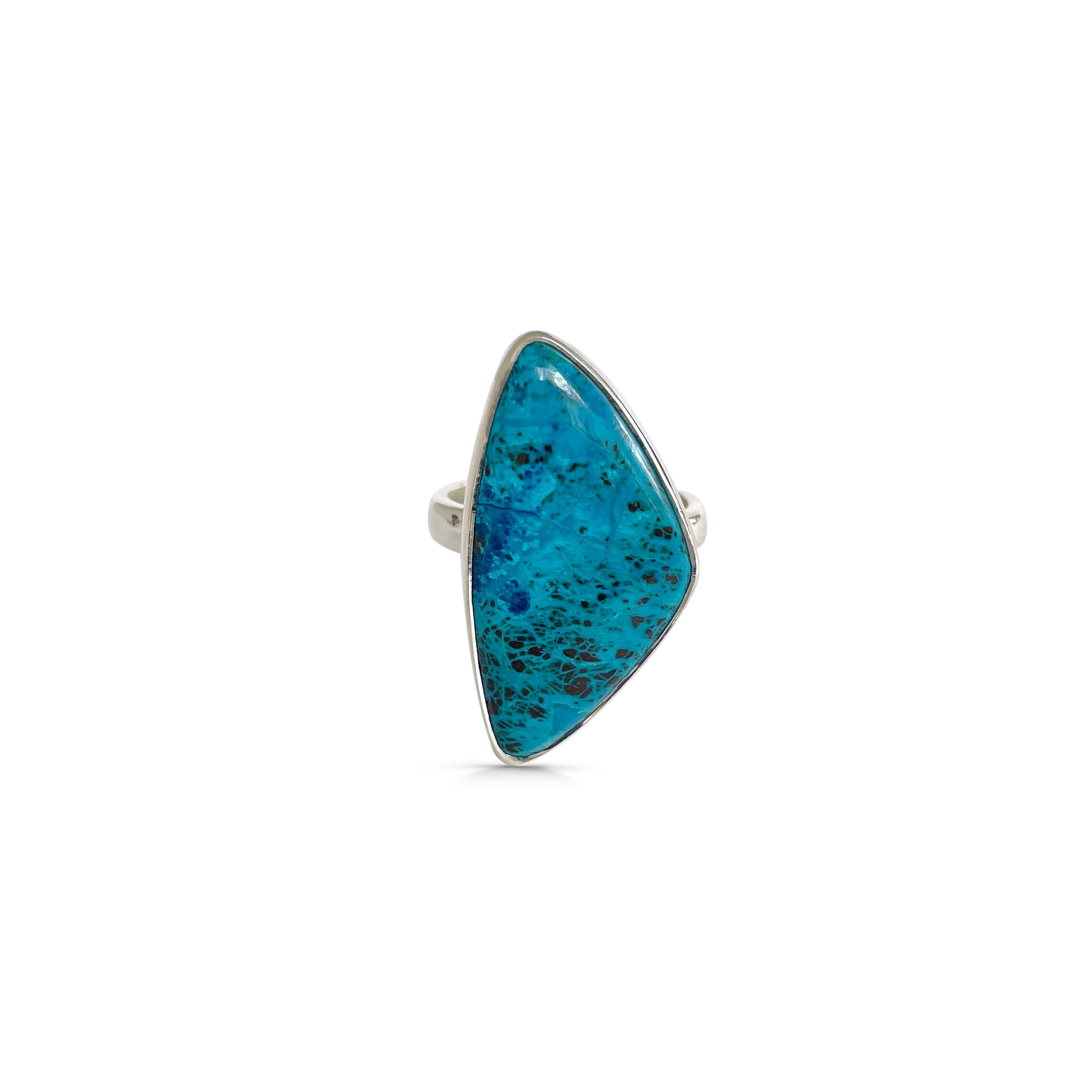 Shattuckite Ring-(STK-2-22)