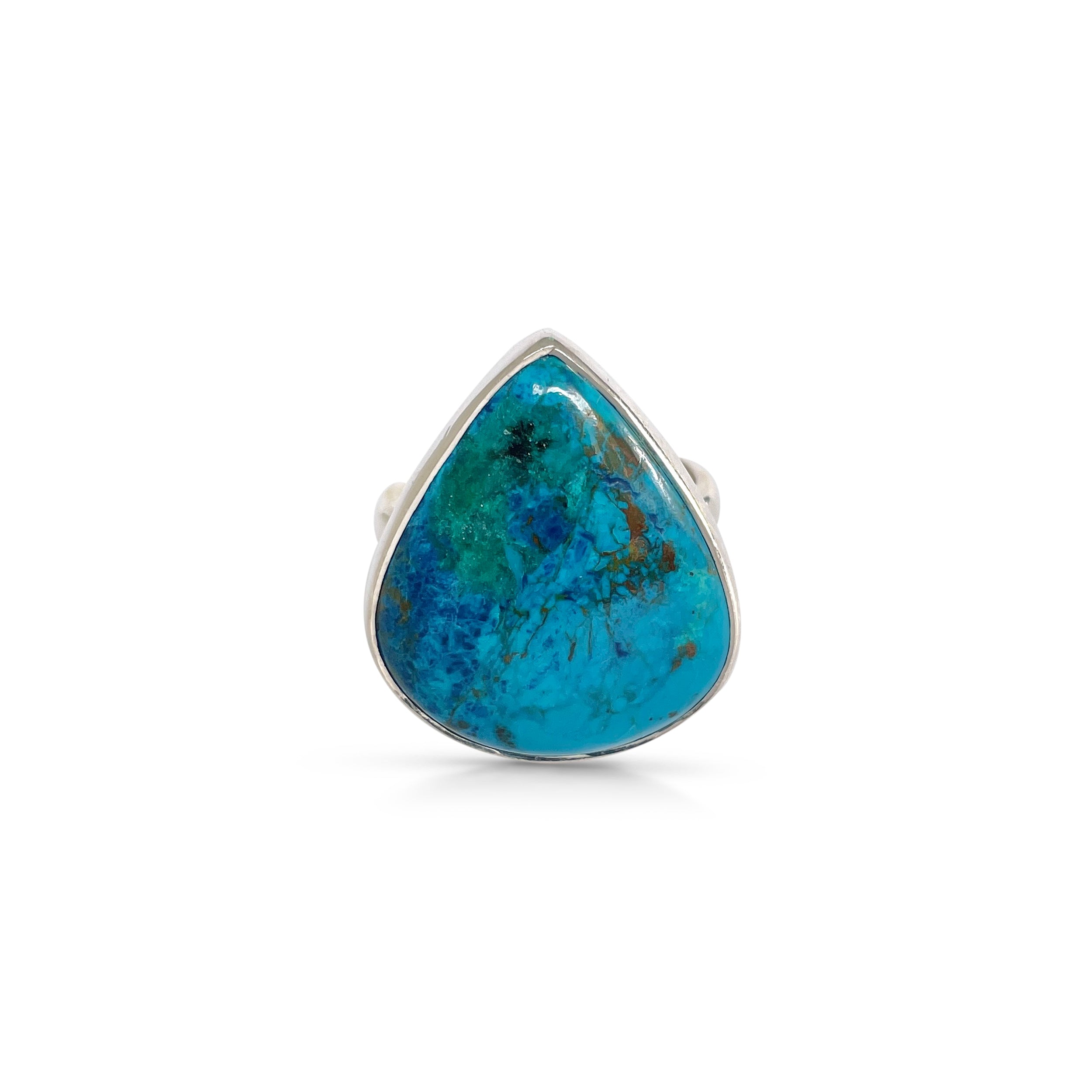 Shattuckite Ring-(STK-2-24)
