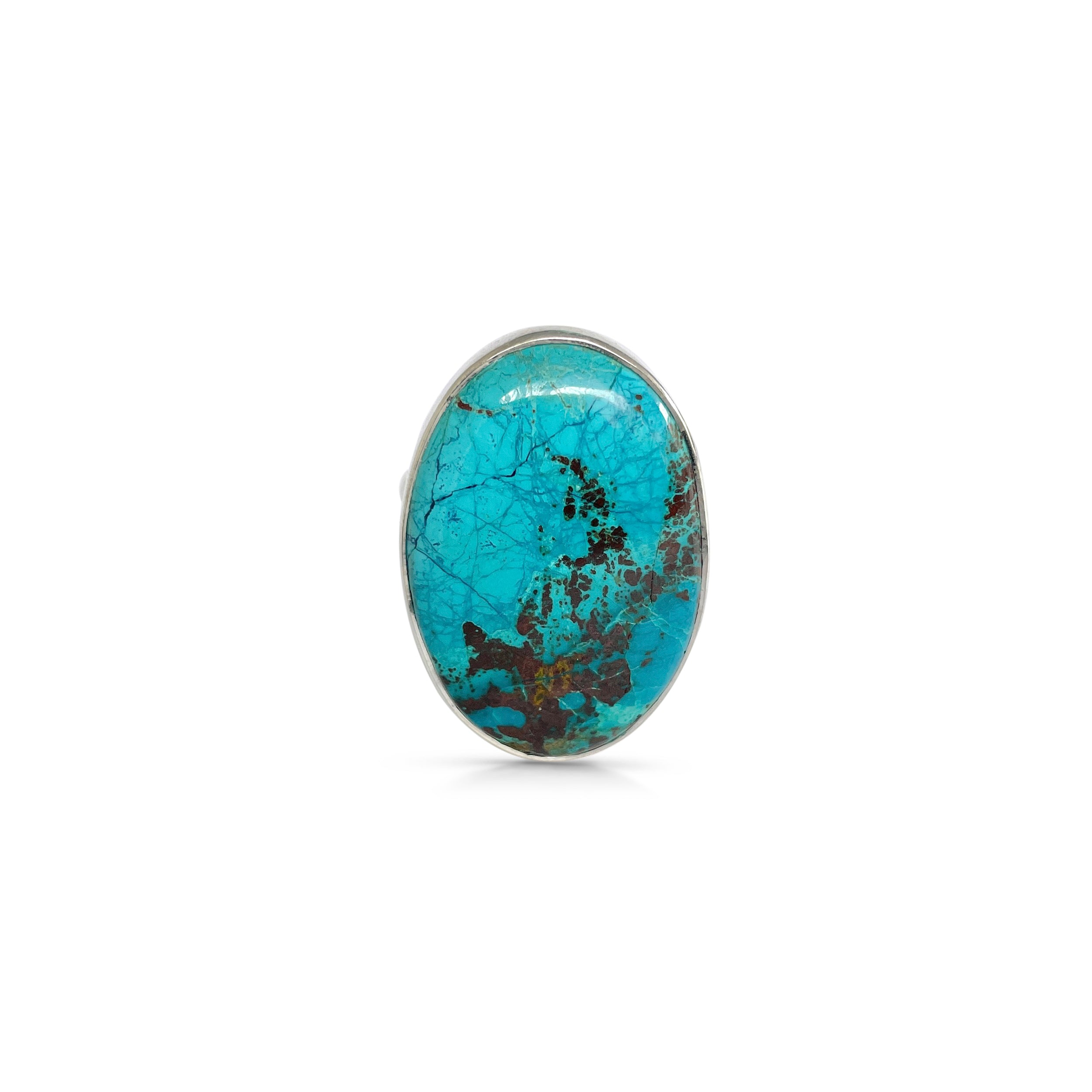 Shattuckite Ring-(STK-2-26)