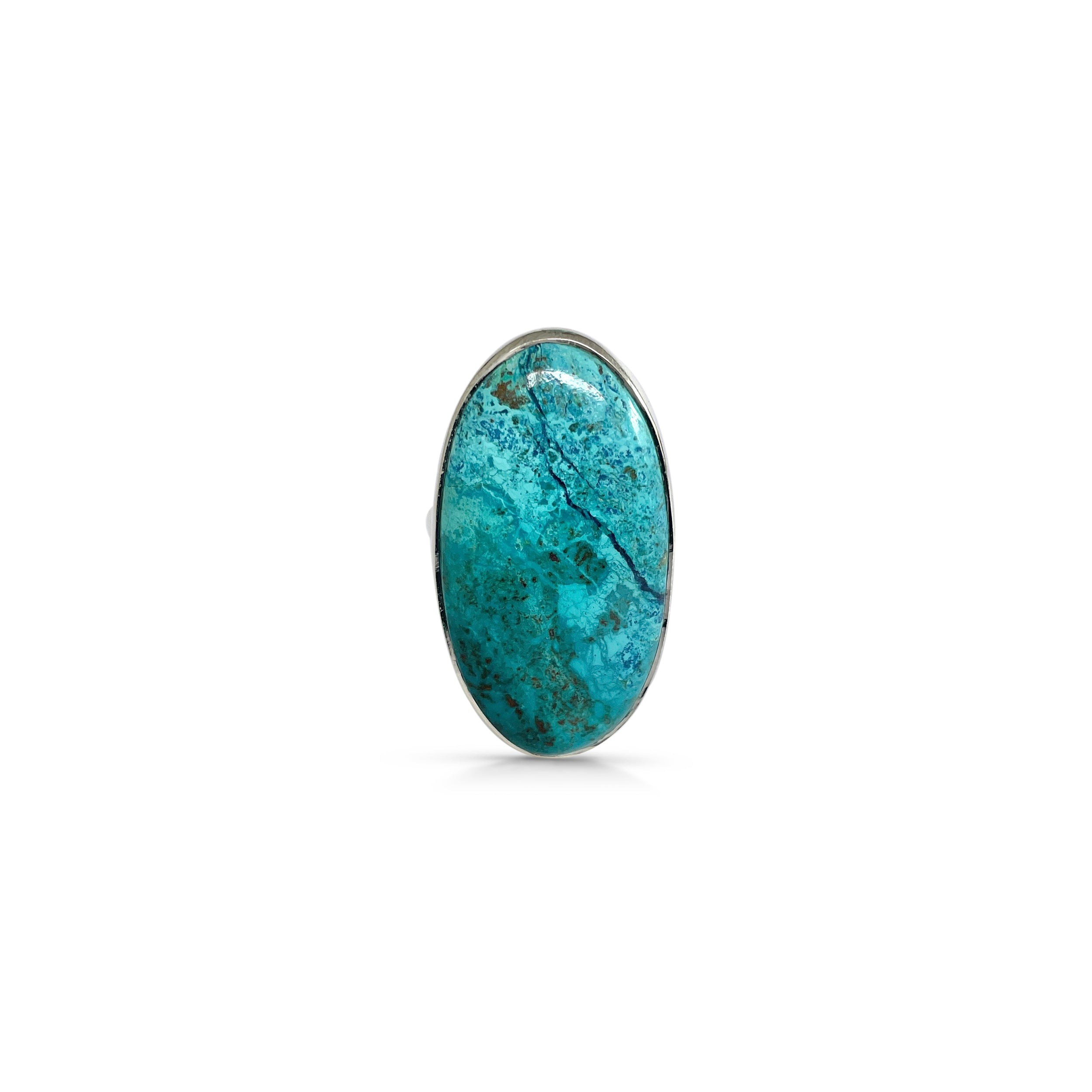 Shattuckite Ring-(STK-2-3)