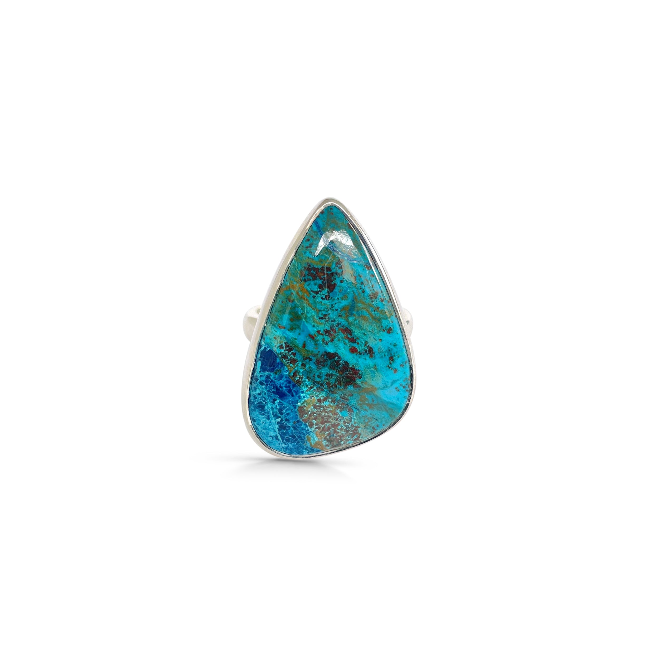 Shattuckite Ring-(STK-2-31)