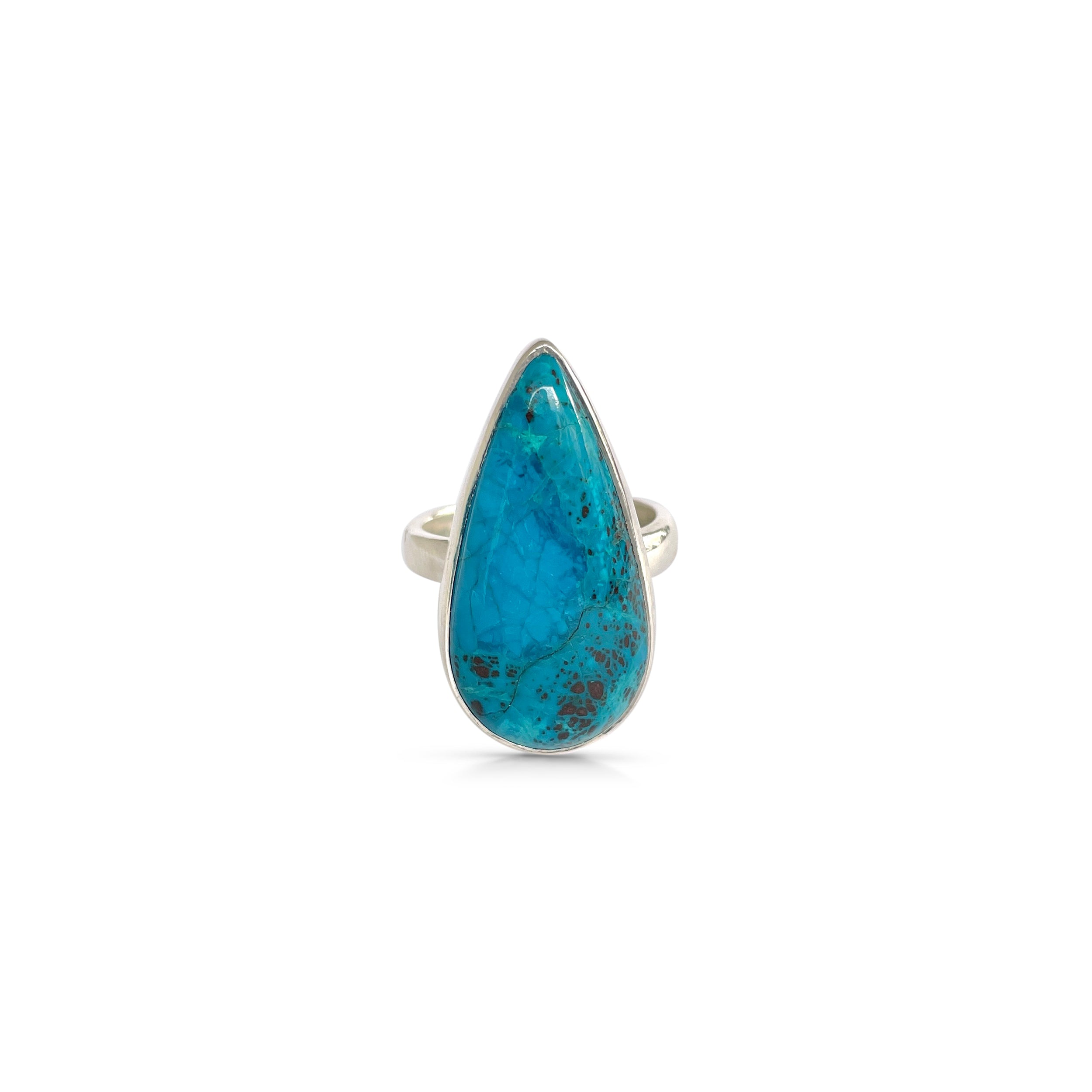 Shattuckite Ring-(STK-2-34)