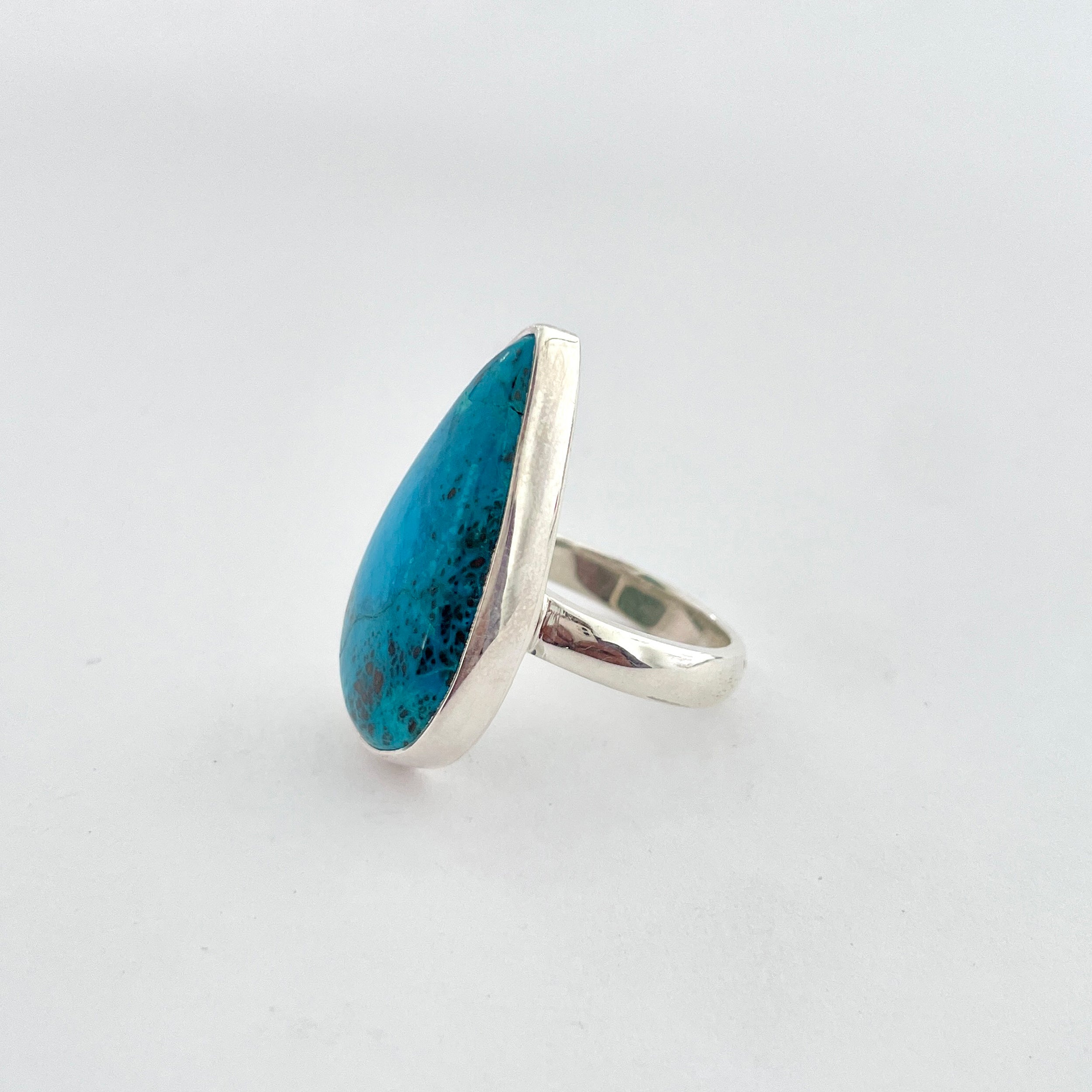 Shattuckite Ring-(STK-2-34)