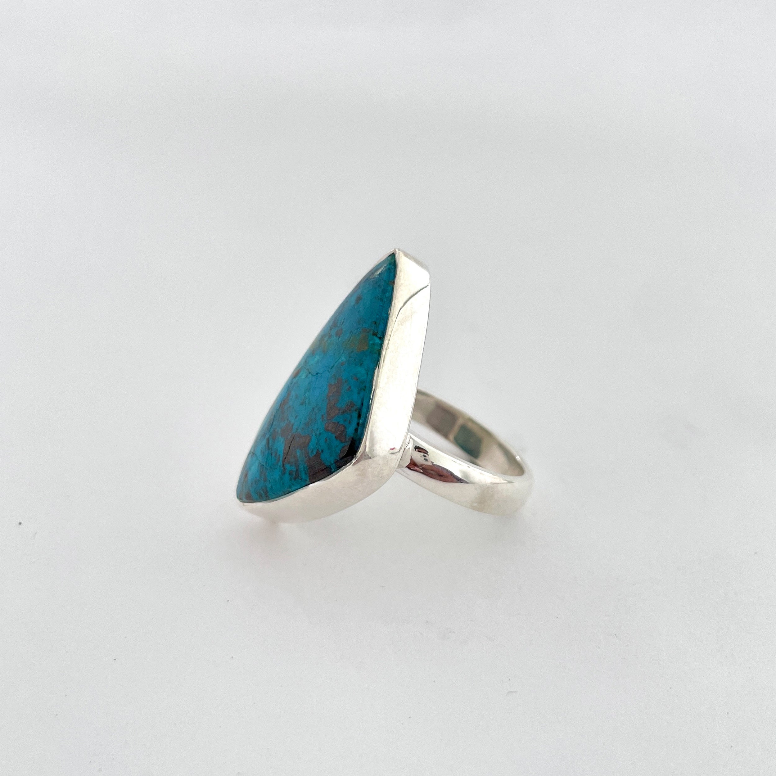 Shattuckite Ring-(STK-2-37)