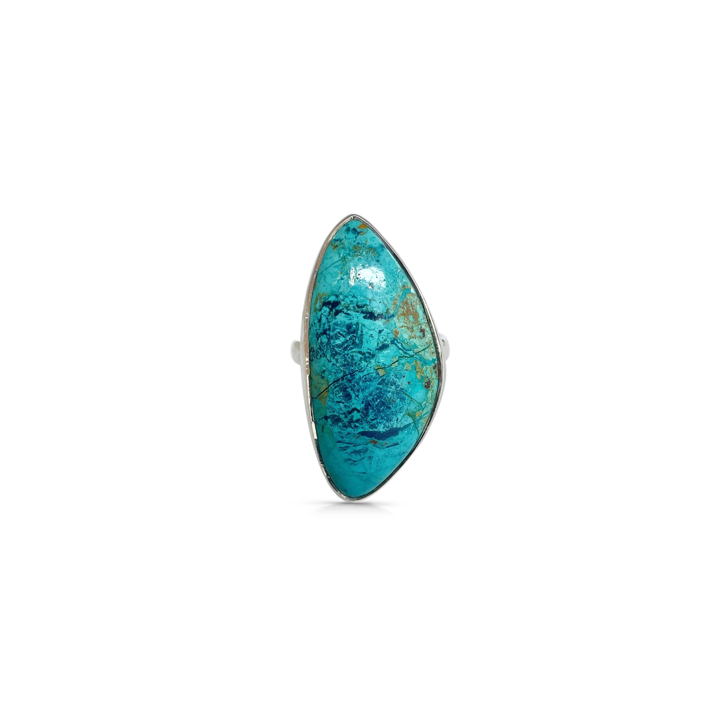 Shattuckite Ring-(STK-2-38)
