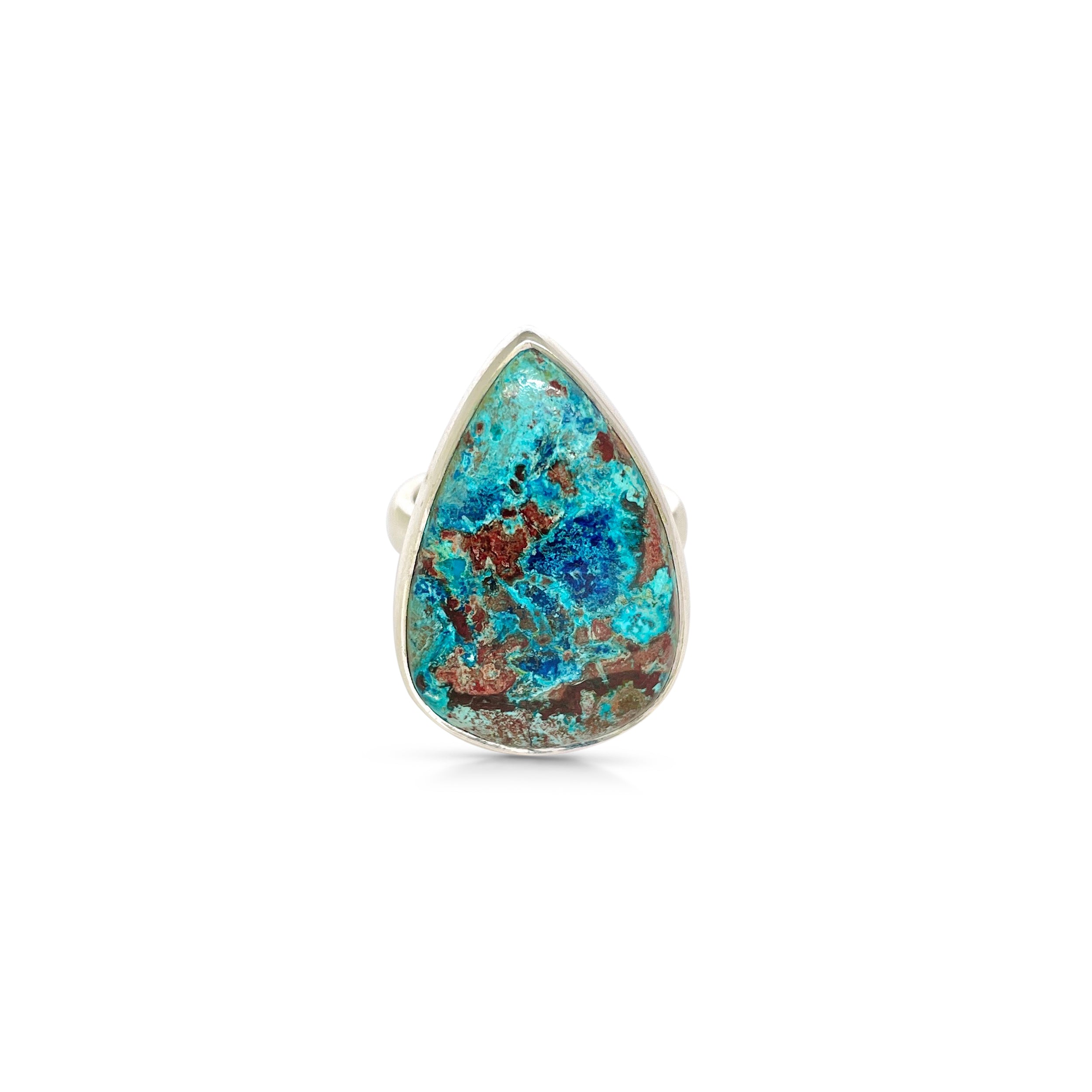 Shattuckite Ring-(STK-2-39)