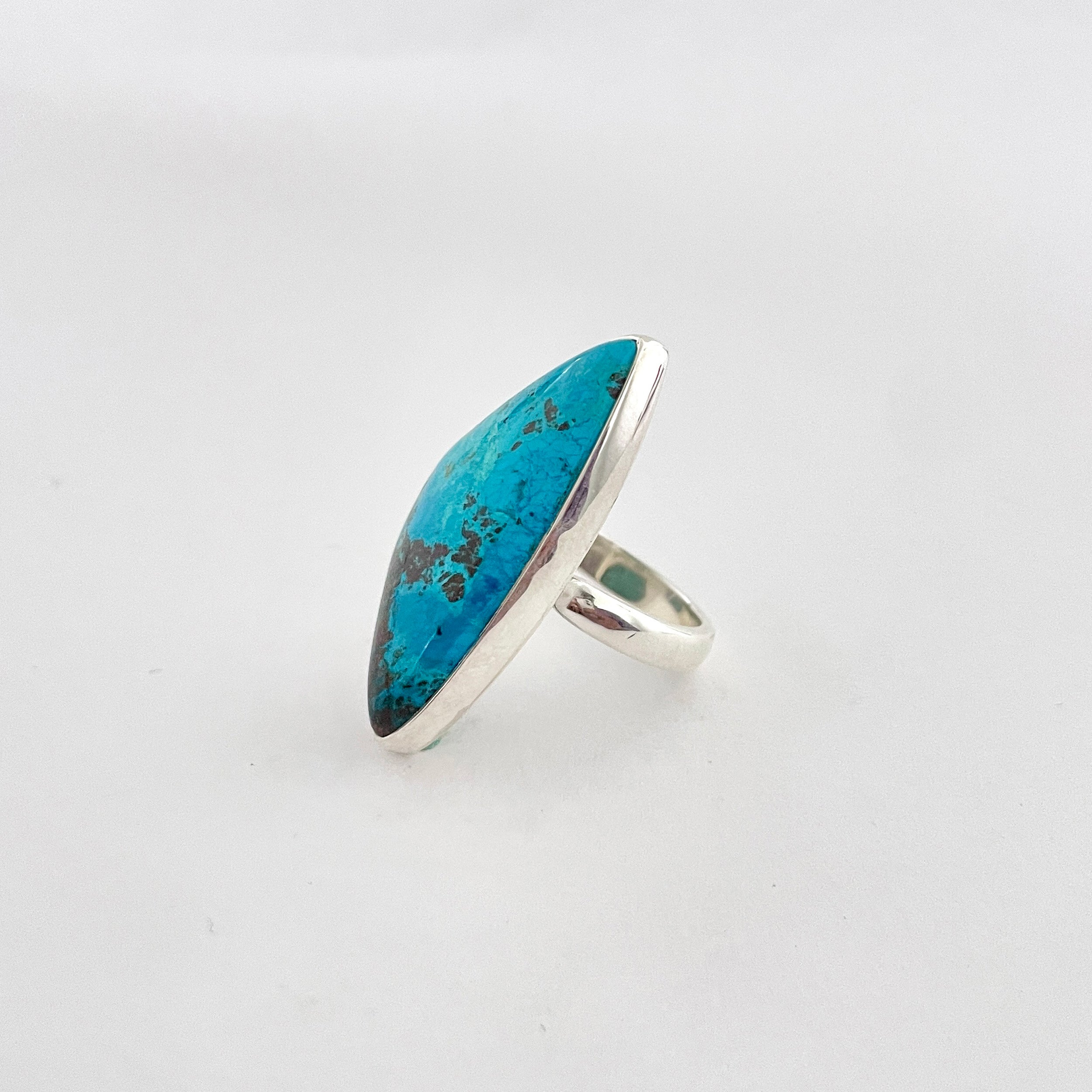 Shattuckite Ring-(STK-2-41)
