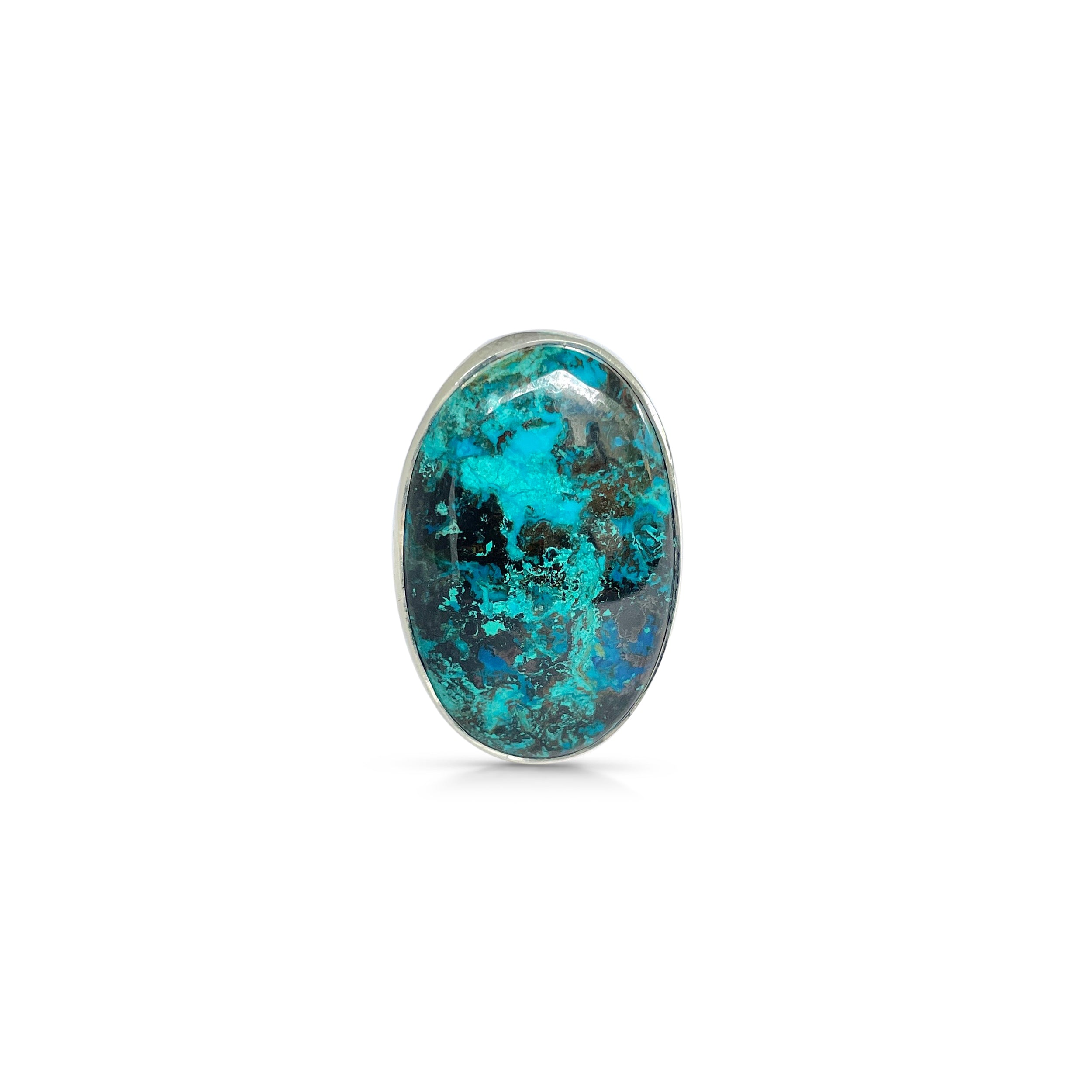 Shattuckite Ring-(STK-2-44)