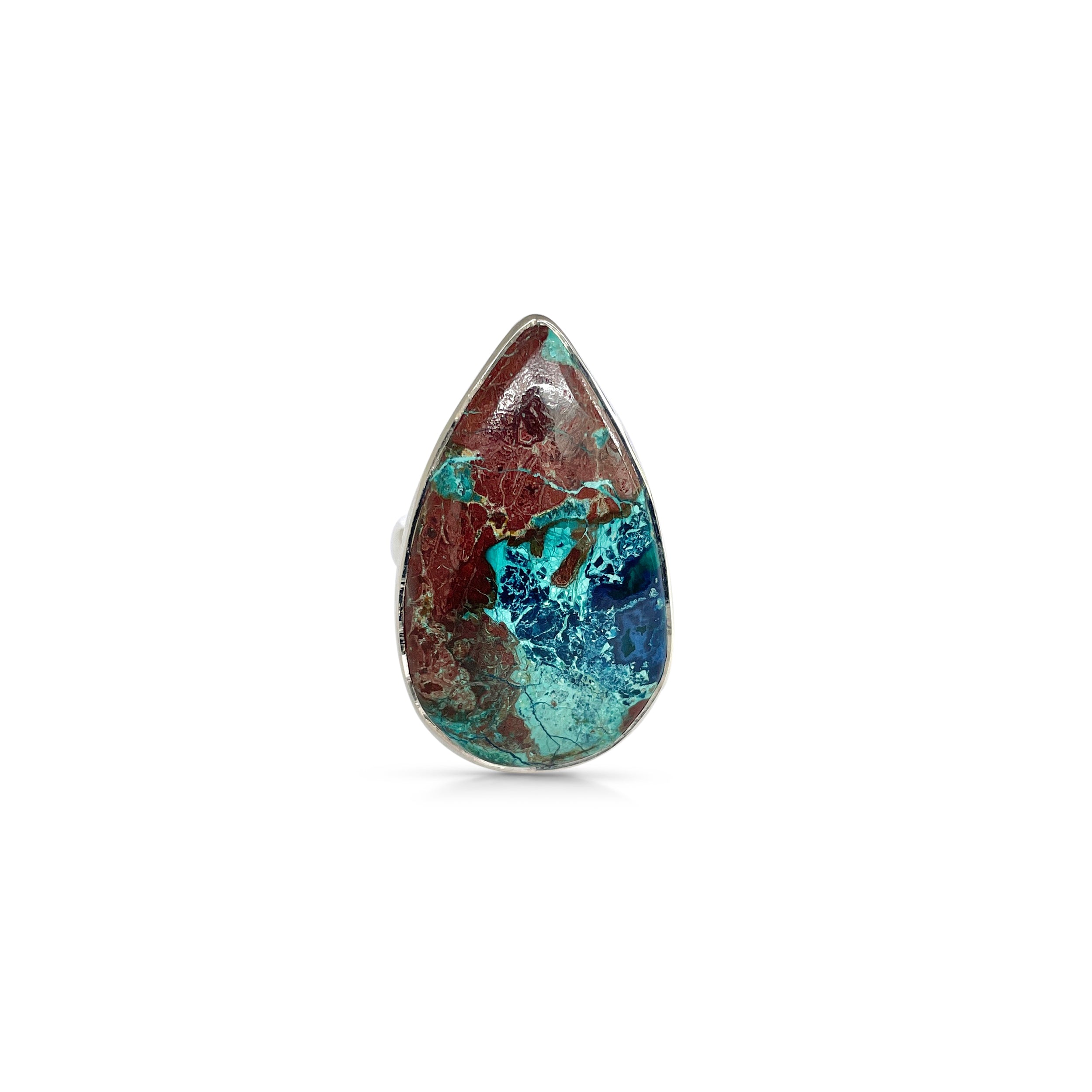 Shattuckite Ring-(STK-2-45)