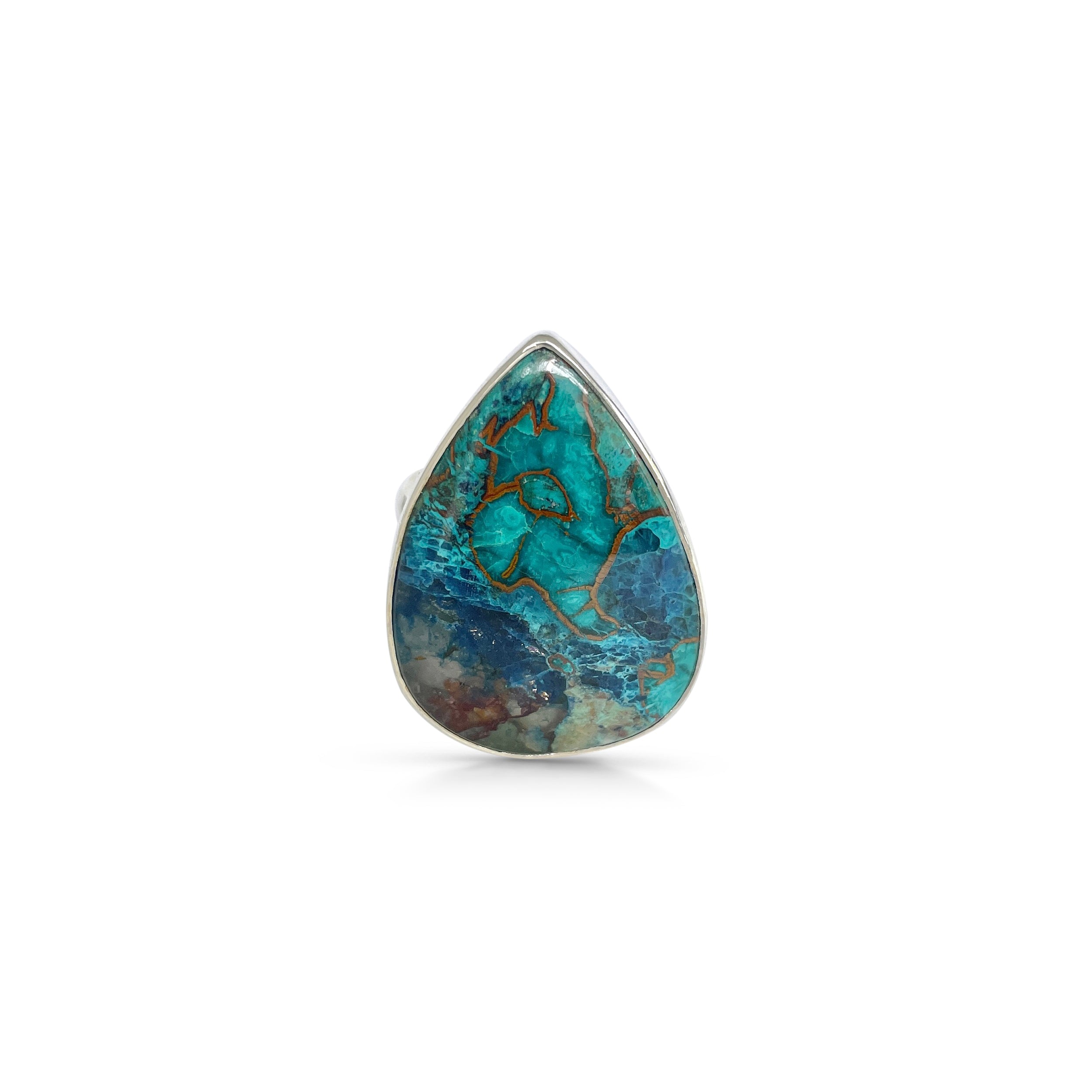 Shattuckite Ring-(STK-2-47)