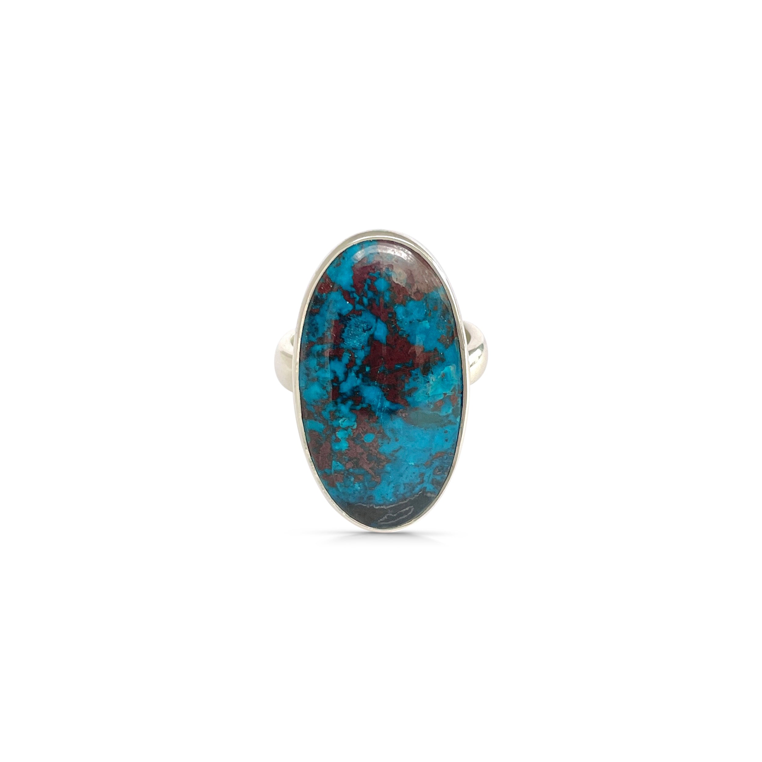 Shattuckite Ring-(STK-2-48)
