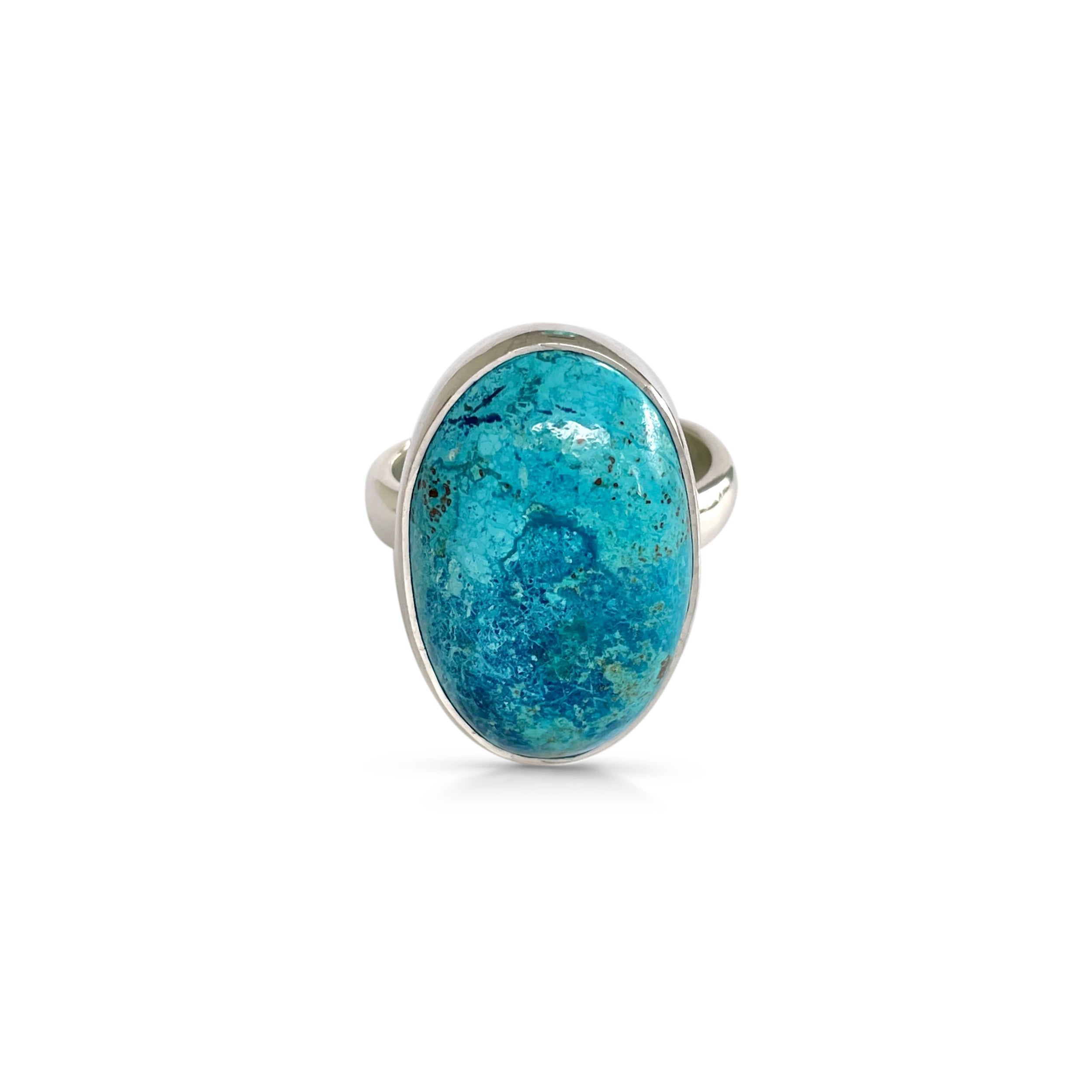 Shattuckite Ring-(STK-2-5)