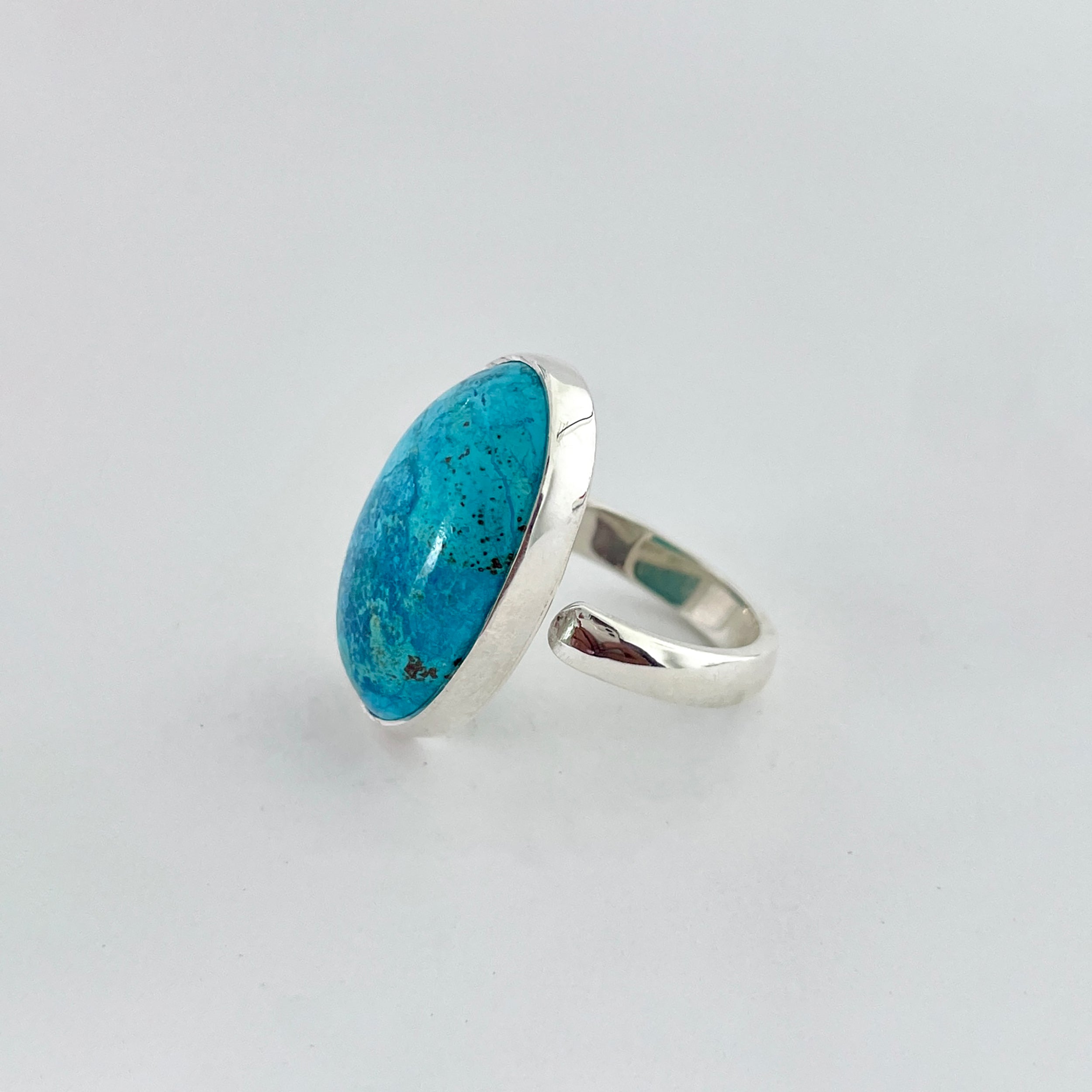 Shattuckite Ring-(STK-2-5)