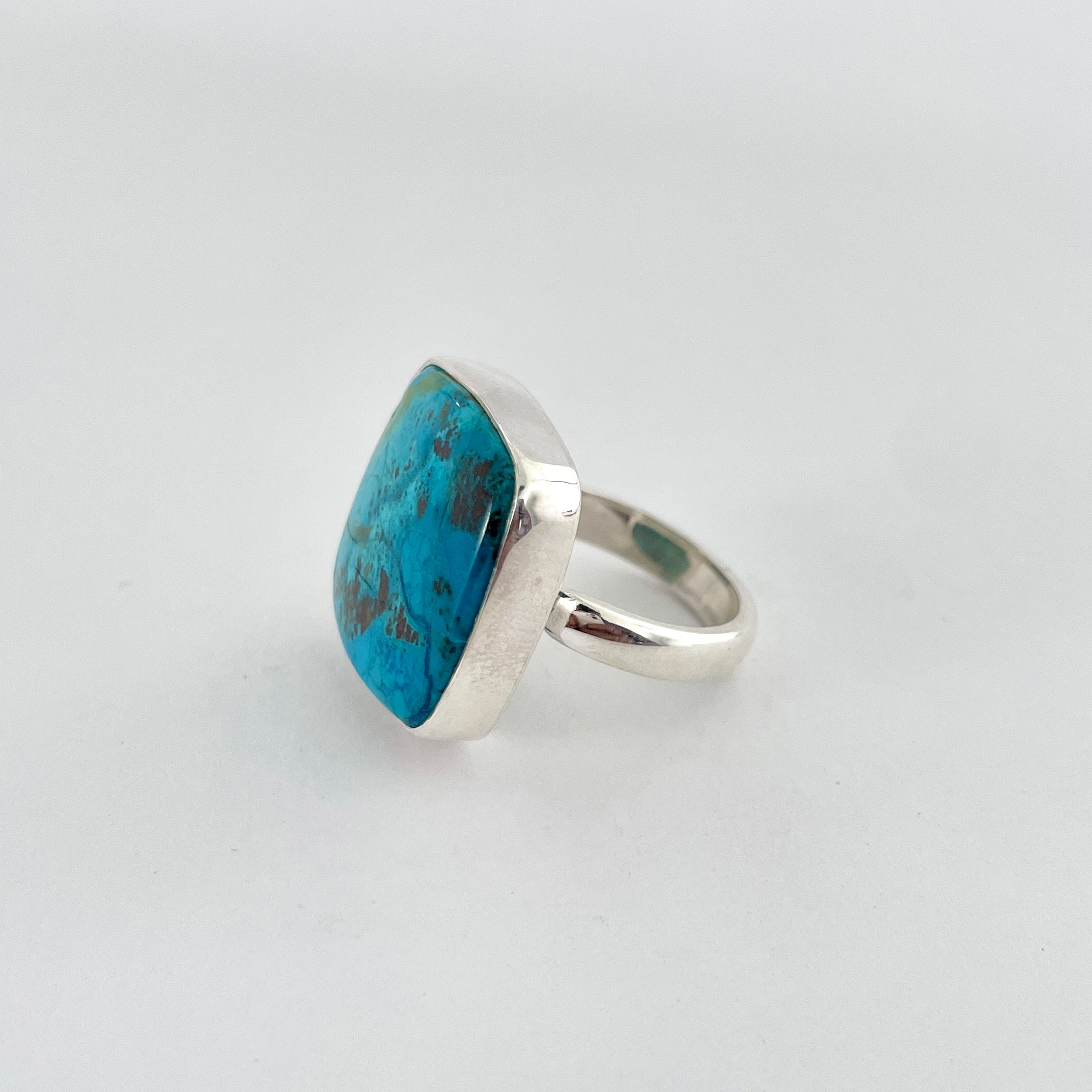 Shattuckite Ring-(STK-2-50)
