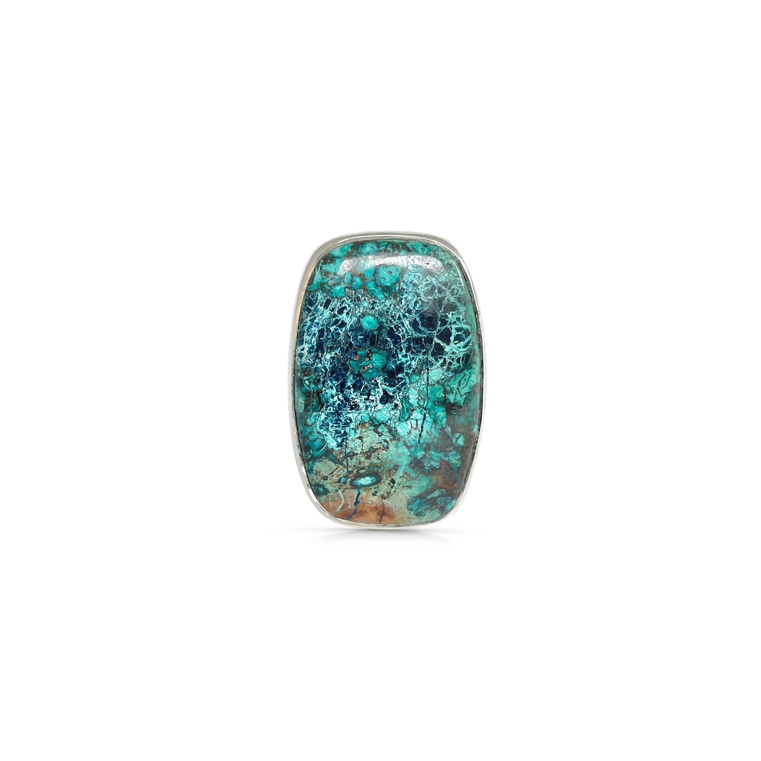 Shattuckite Ring-(STK-2-51)