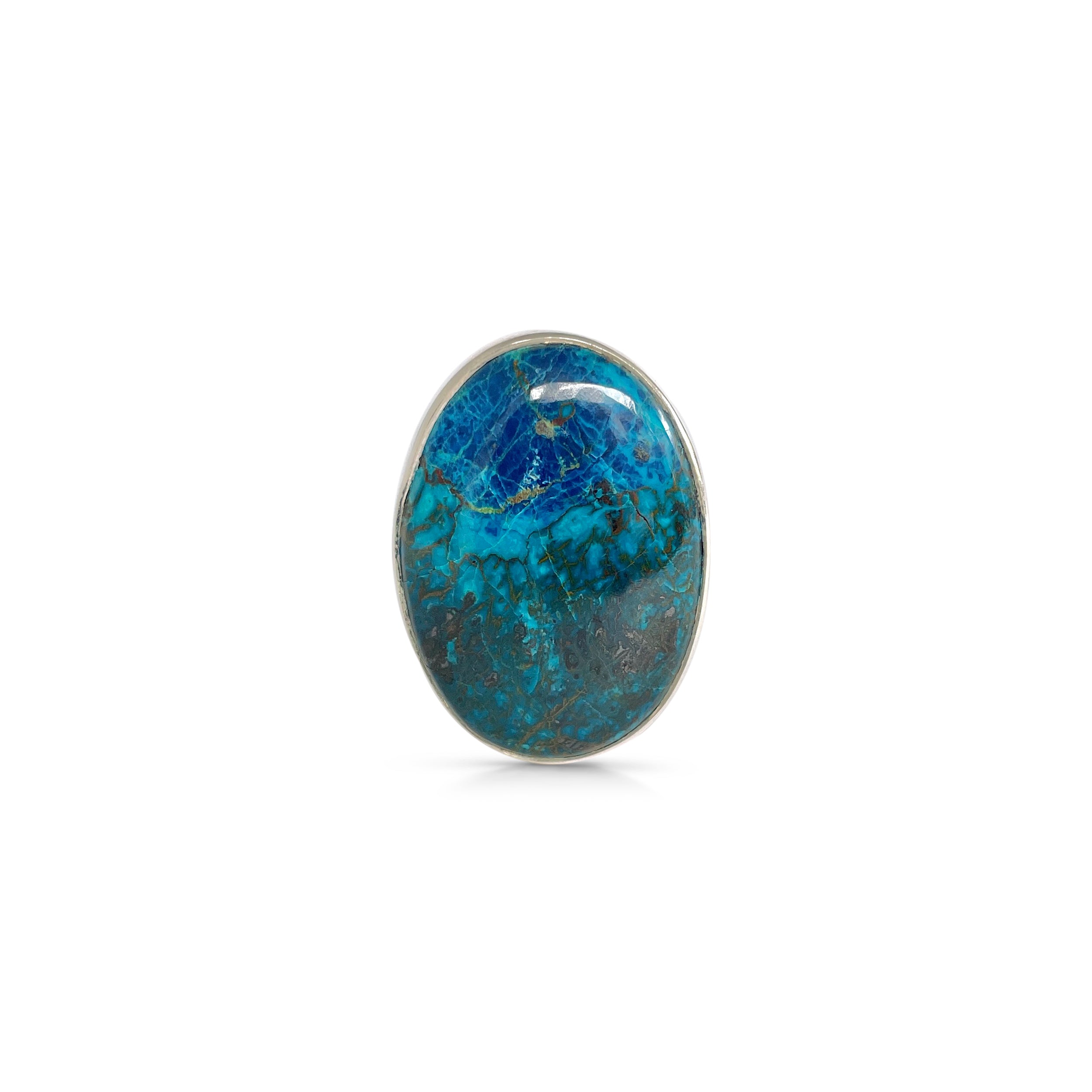 Shattuckite Ring-(STK-2-58)