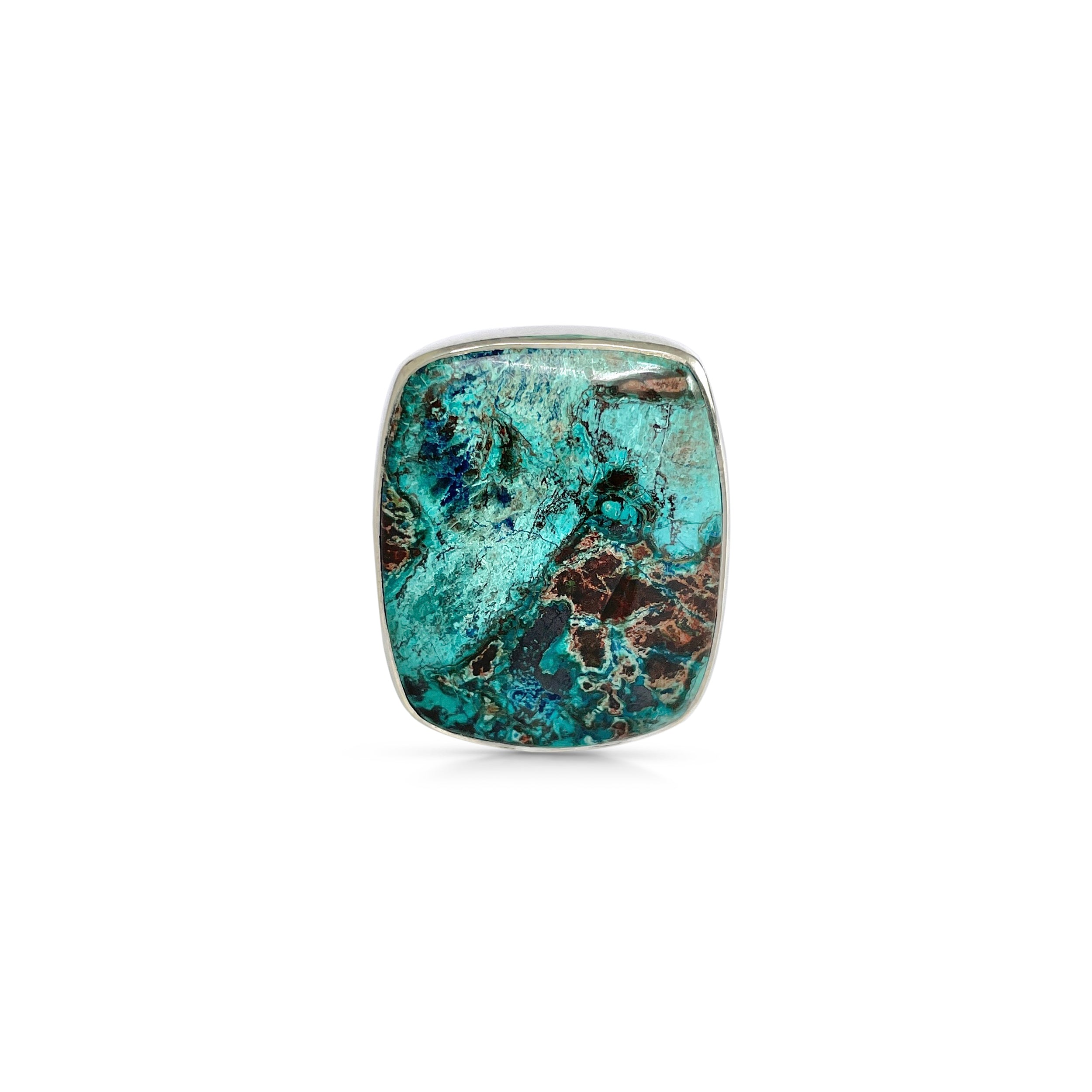 Shattuckite Ring-(STK-2-64)
