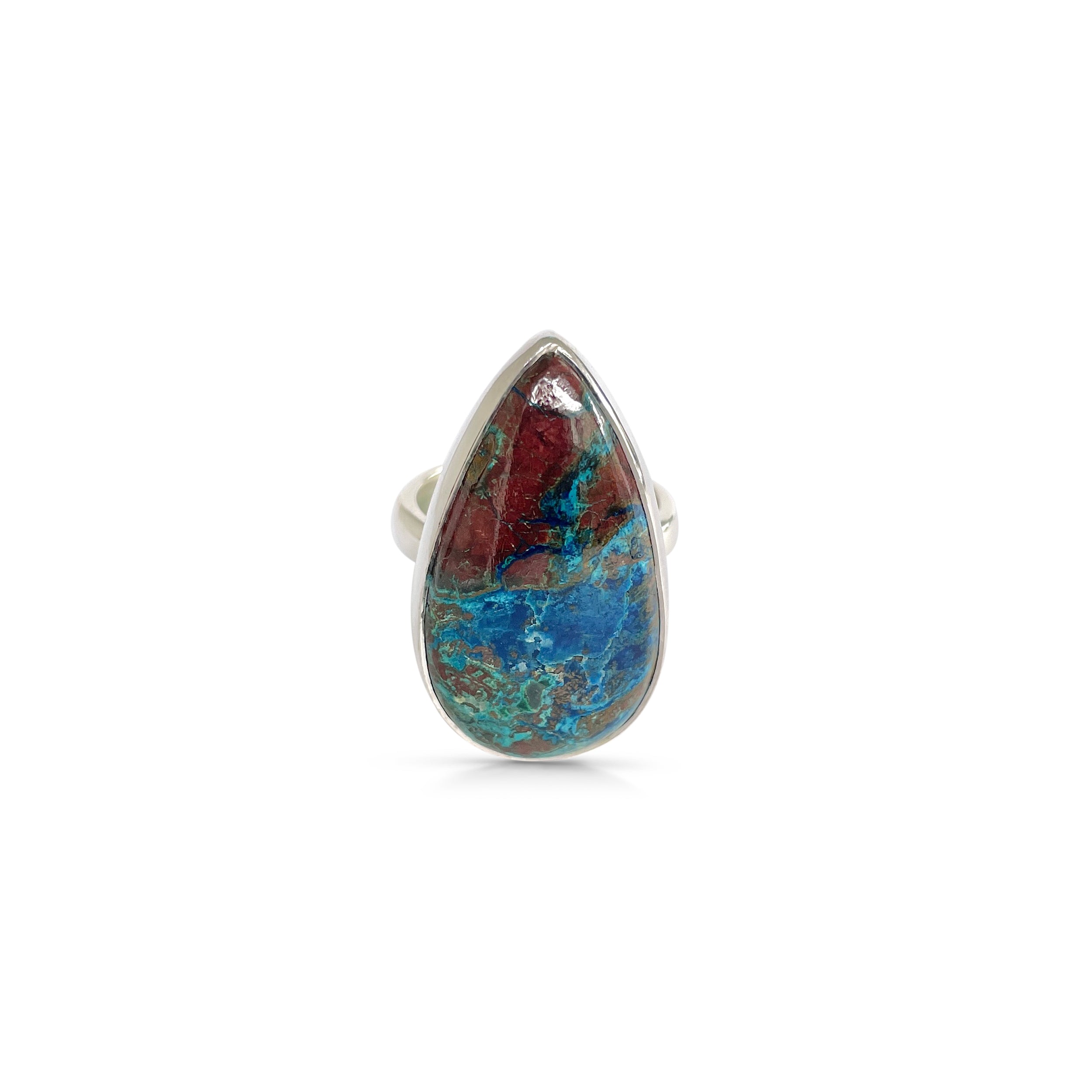 Shattuckite Ring-(STK-2-66)