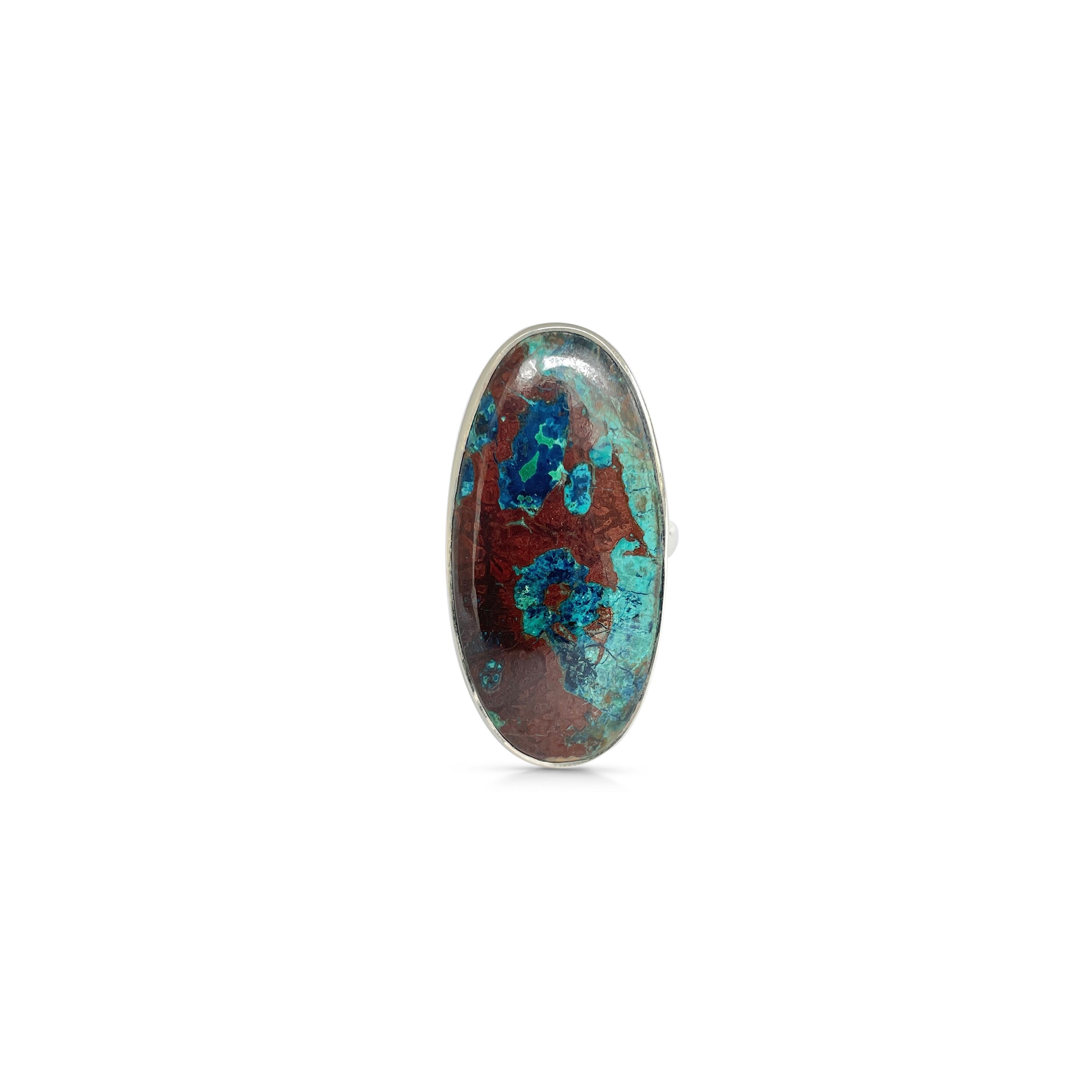 Shattuckite Ring-(STK-2-67)