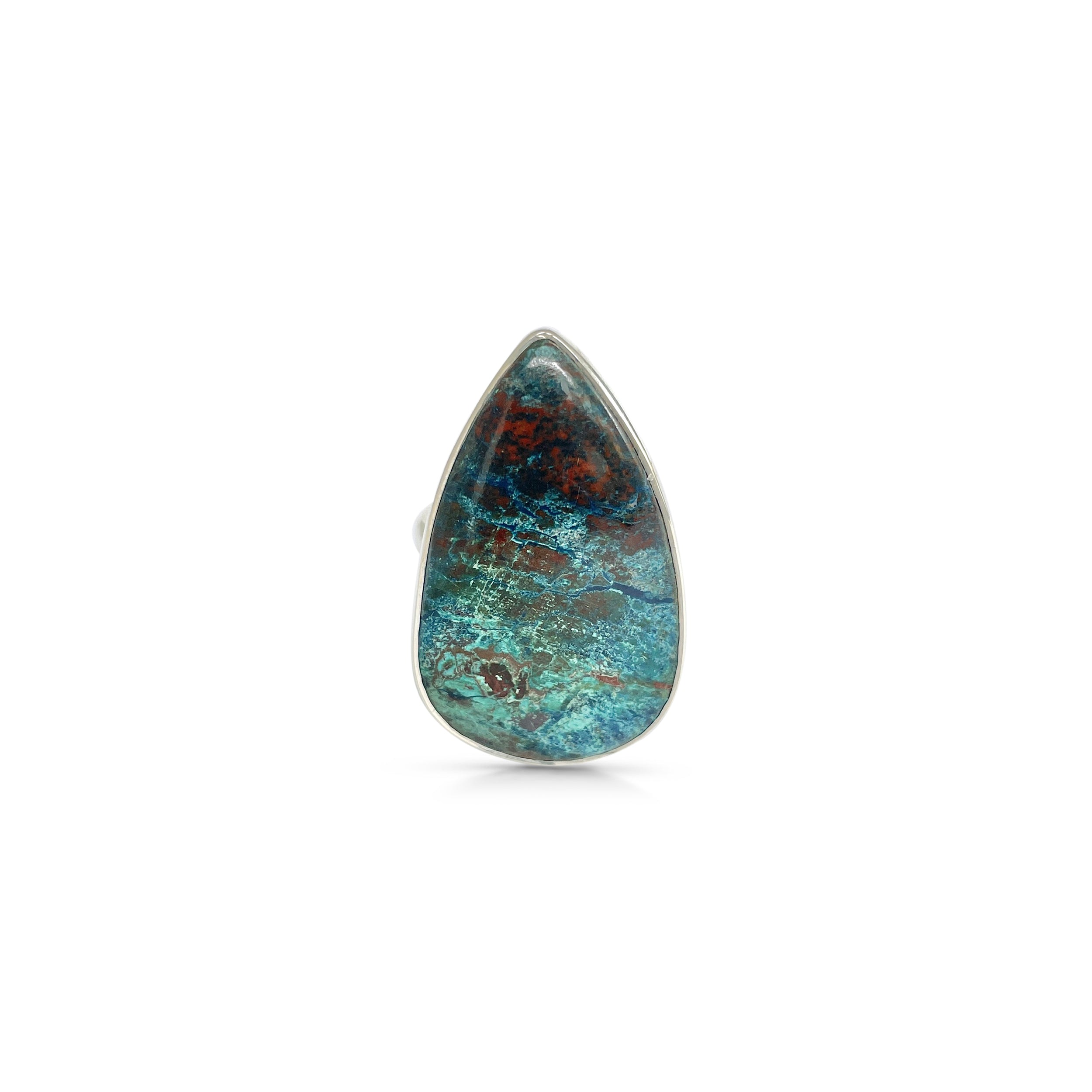 Shattuckite Ring-(STK-2-68)