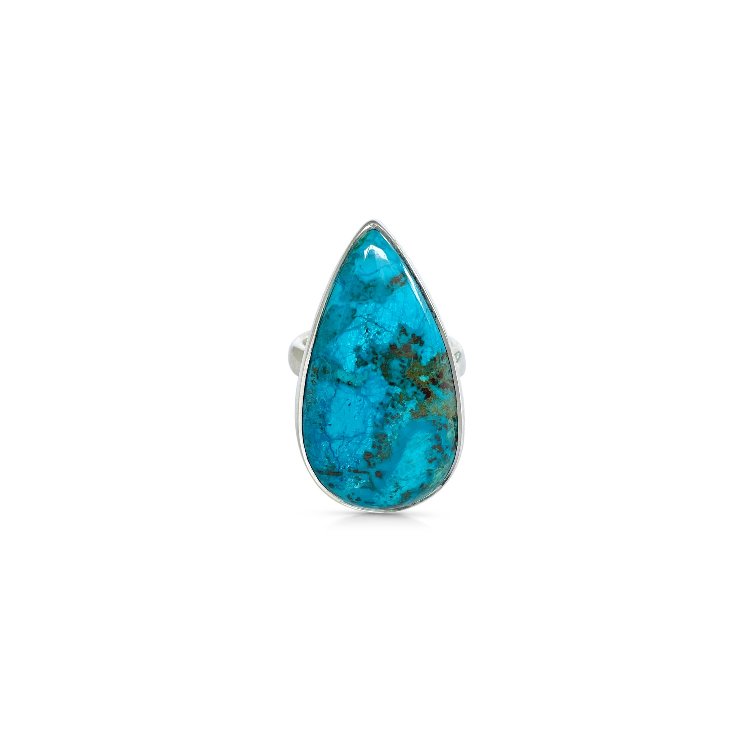 Shattuckite Ring-(STK-2-69)